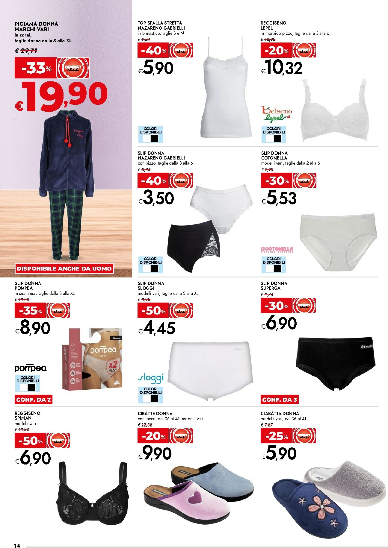 bennet - Volantino Bennet - Fiera del Bianco valido dal 02/01 al 14/01 - page: 14