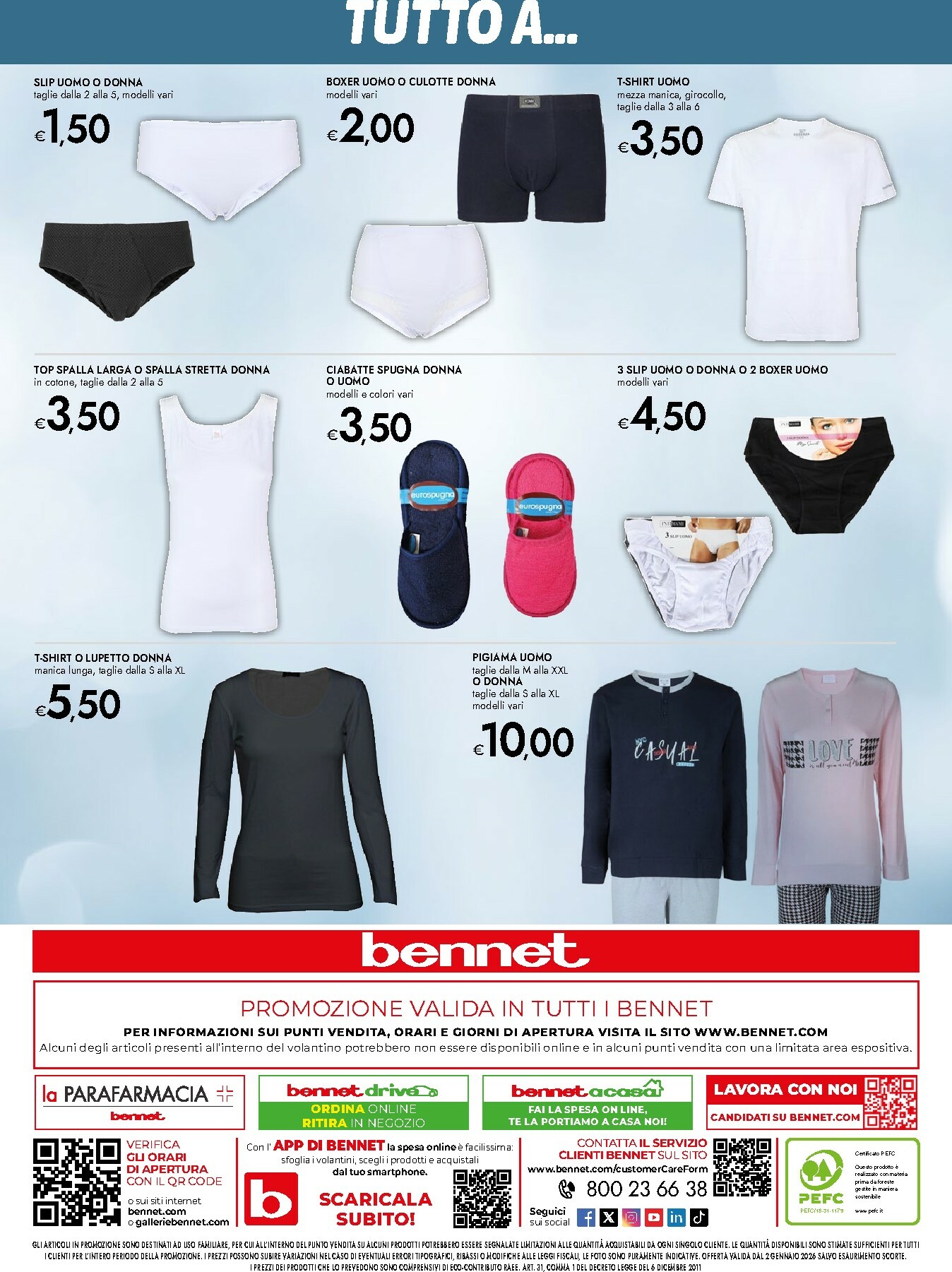 bennet - Volantino Bennet - Fiera del Bianco valido dal 02/01 al 14/01 - page: 20