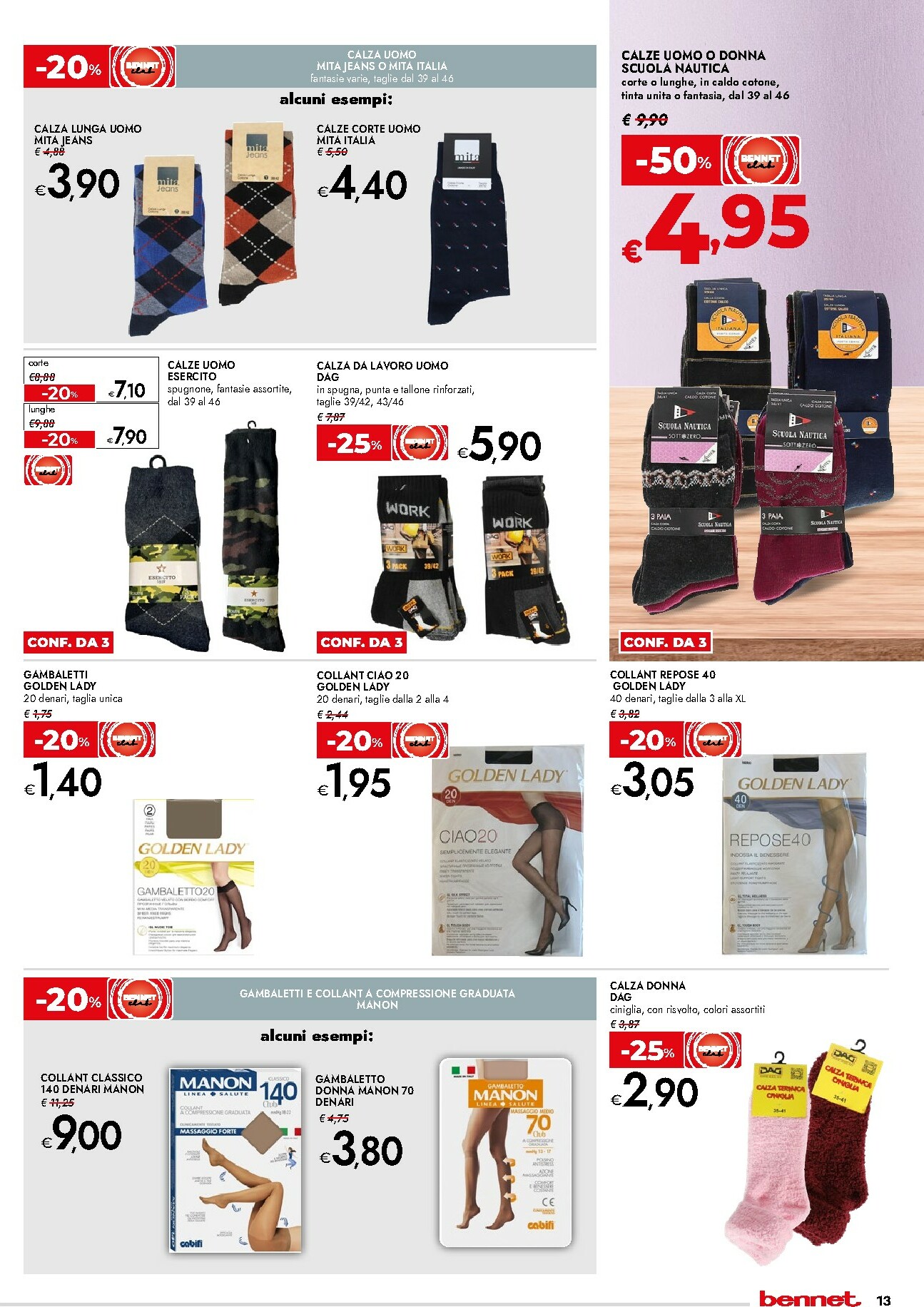 bennet - Volantino Bennet - Fiera del Bianco valido dal 02/01 al 14/01 - page: 13