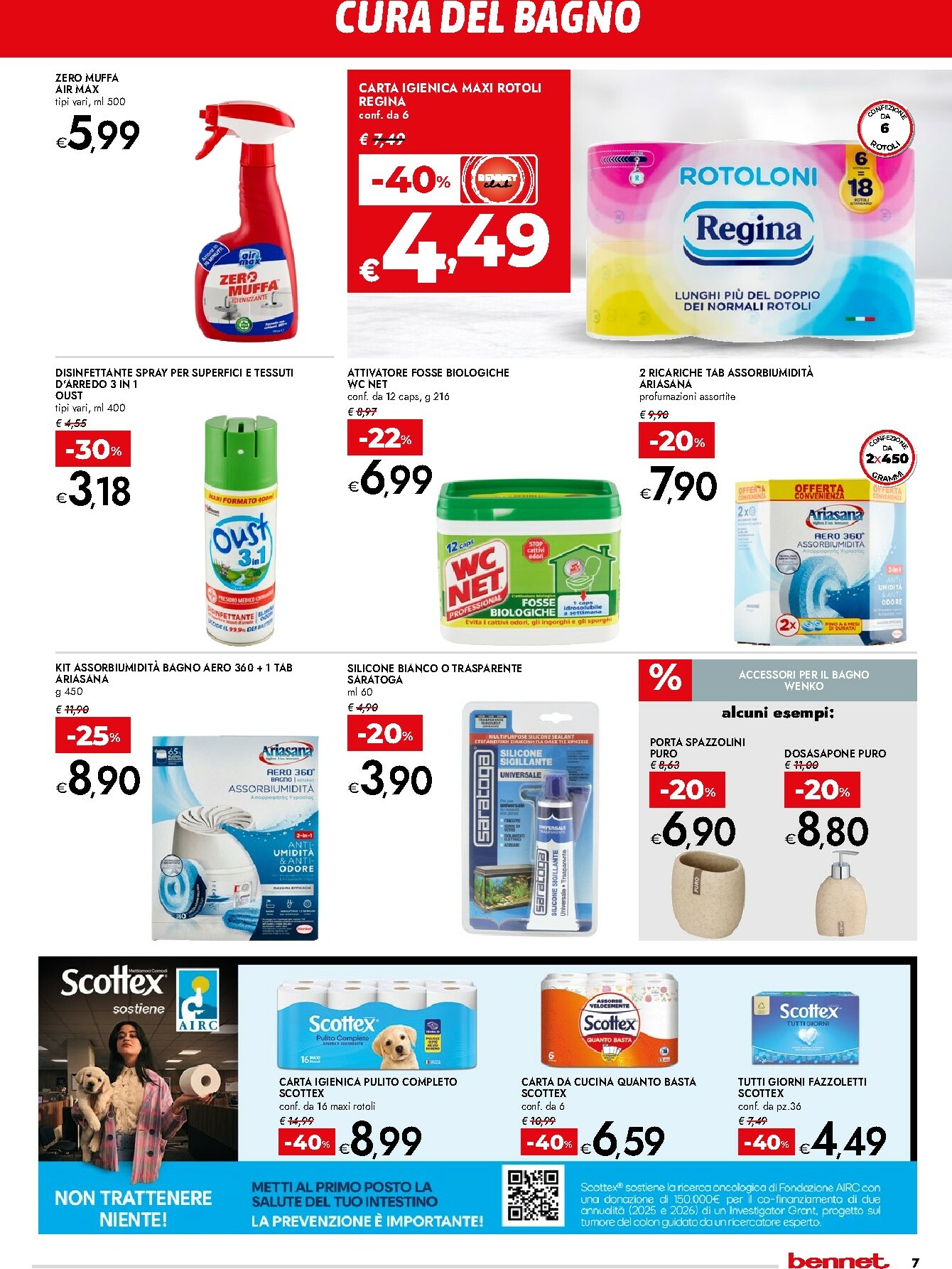 bennet - Volantino Bennet - Una Casa che sa di Pulito valido dal 08/01 al 21/01 - page: 7