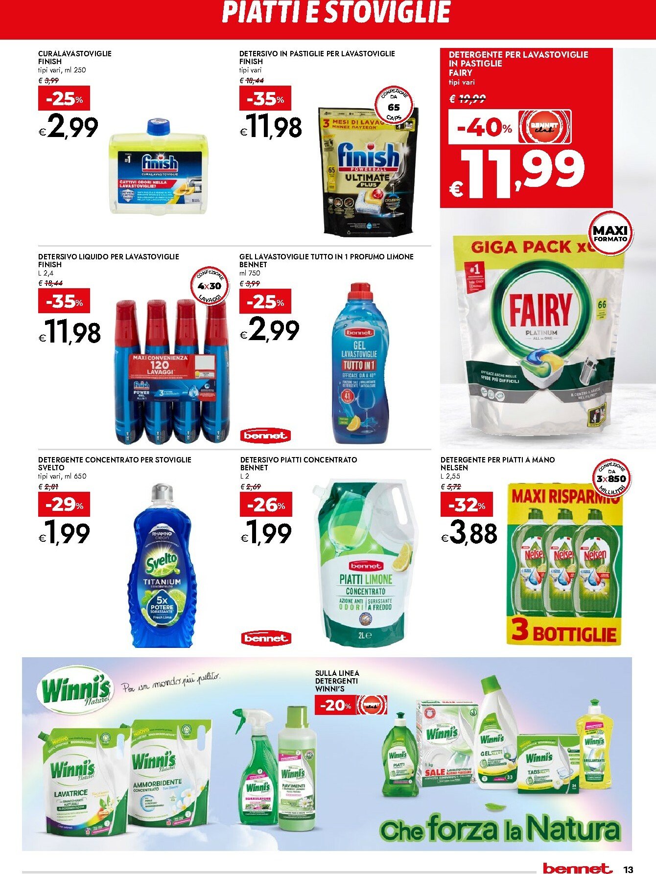 bennet - Volantino Bennet - Una Casa che sa di Pulito valido dal 08/01 al 21/01 - page: 13