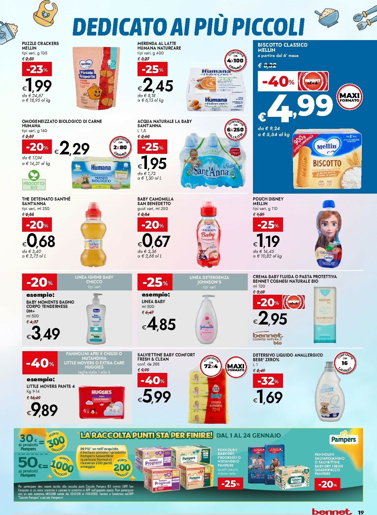 bennet - Volantino Bennet valido dal 15/01 al 28/01 - page: 19