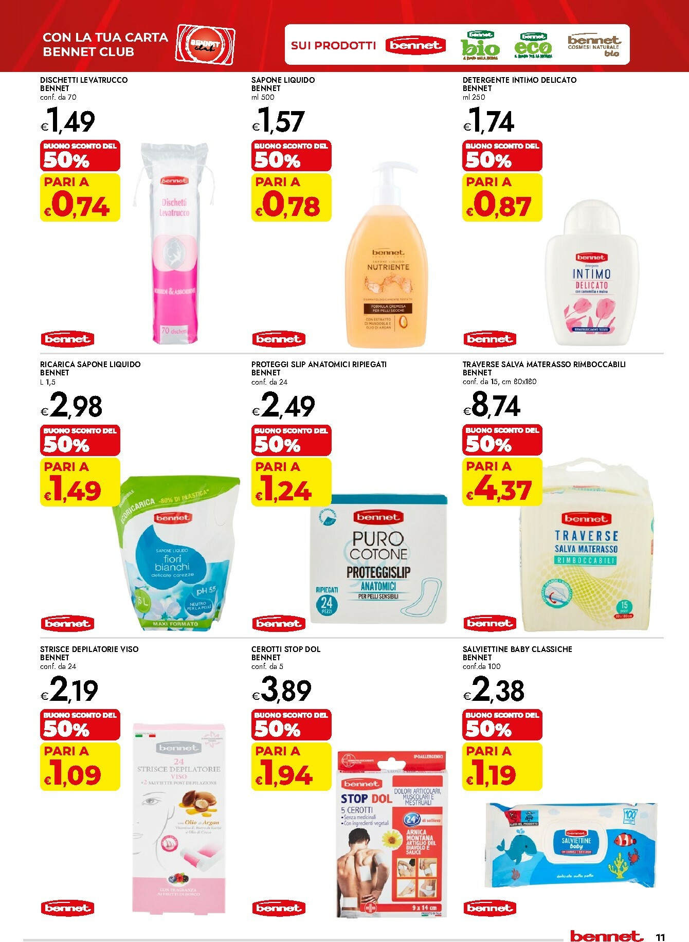 bennet - Volantino Bennet valido dal 22/01 al 04/02 - page: 11