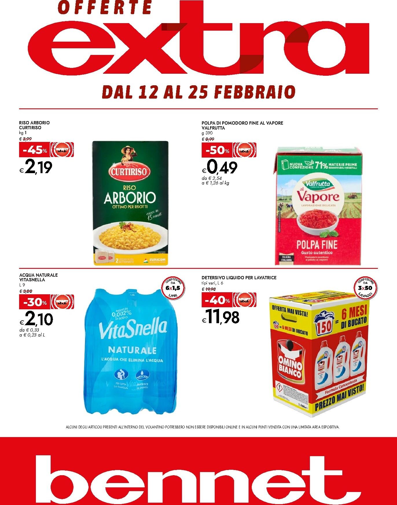 bennet - Volantino Bennet - Offerte extra valido dal 12/02/2026 al 25/02/2026