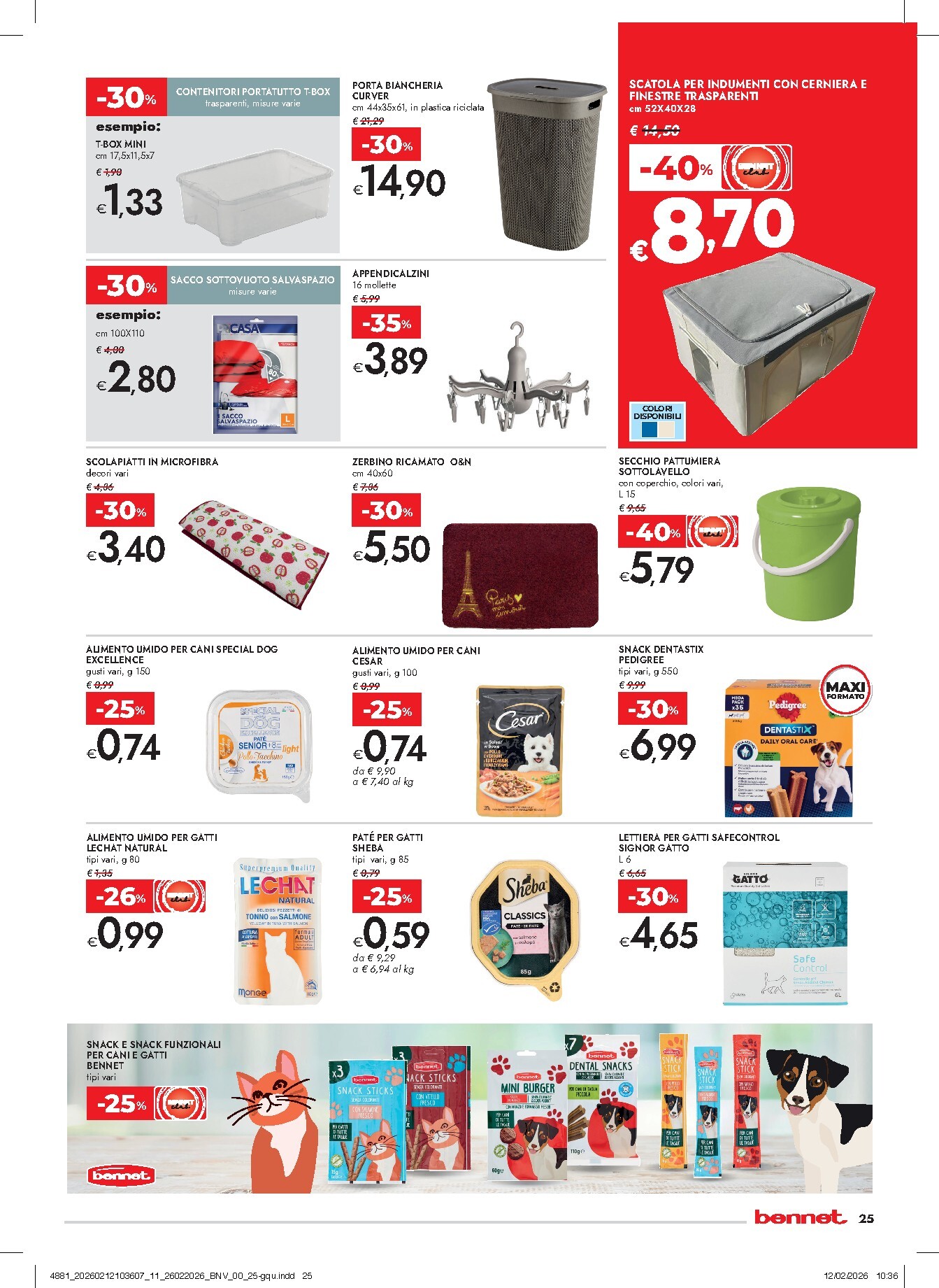 bennet - Volantino Bennet valido dal 26/02/2026 al 11/03/2026 - page: 25