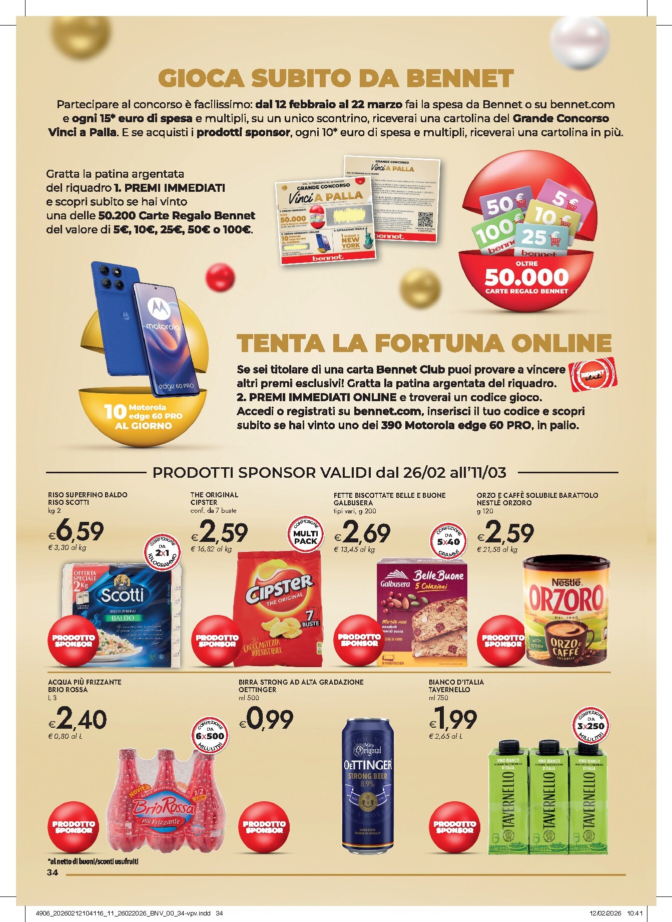 bennet - Volantino Bennet valido dal 26/02/2026 al 11/03/2026 - page: 34