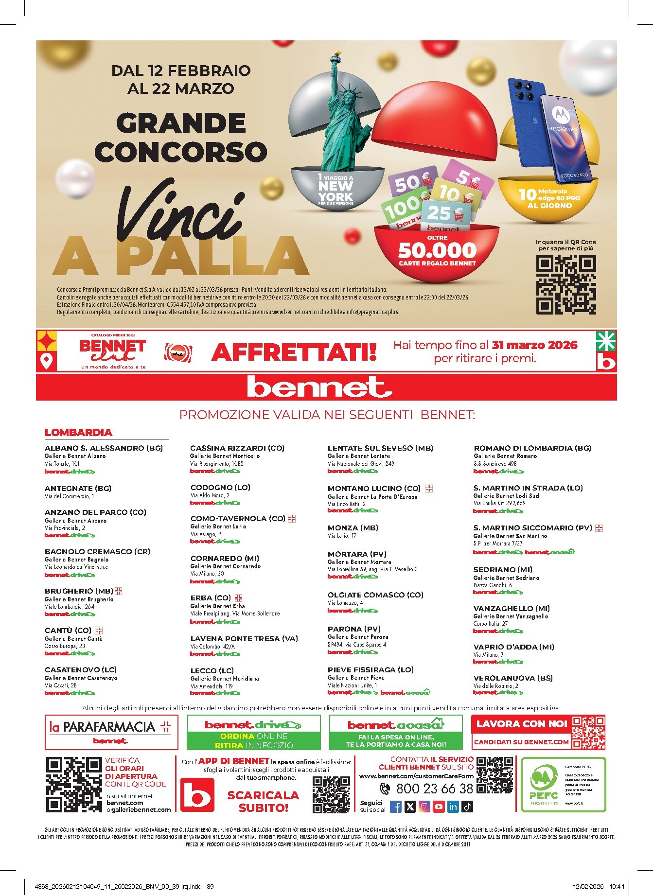 bennet - Volantino Bennet valido dal 26/02/2026 al 11/03/2026 - page: 39
