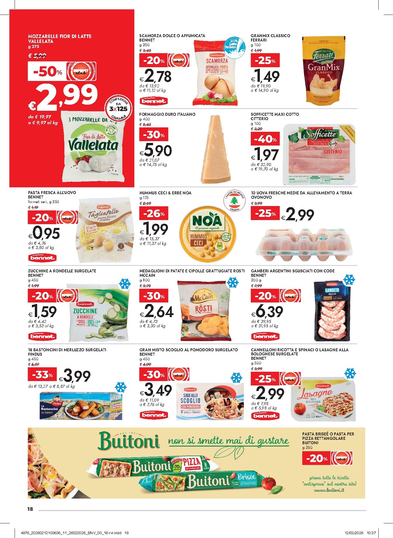 bennet - Volantino Bennet valido dal 26/02/2026 al 11/03/2026 - page: 18