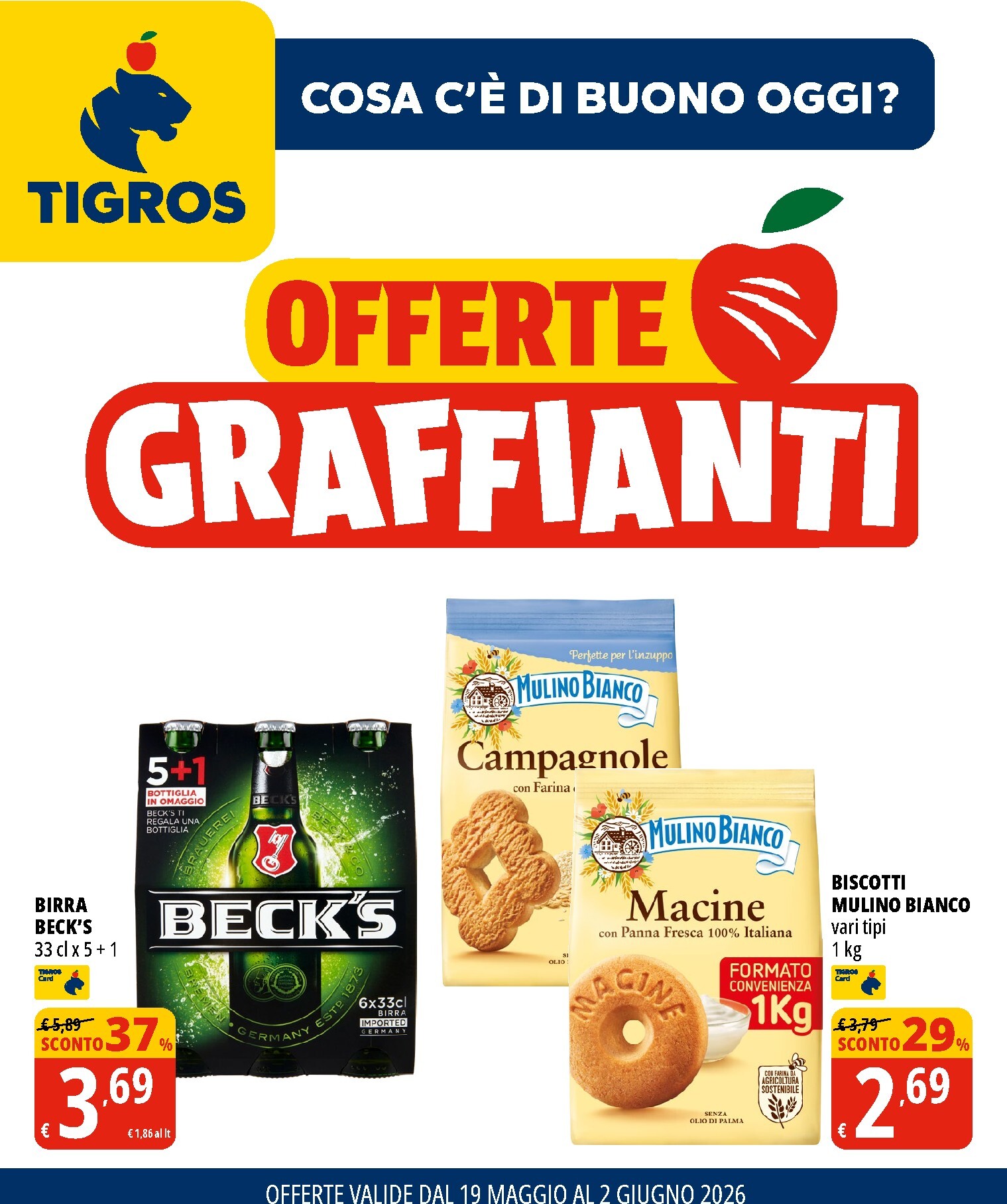 tigros - Volantino futuro Tigros valido dal martedì 19/05/2026 al martedì 02/06/2026