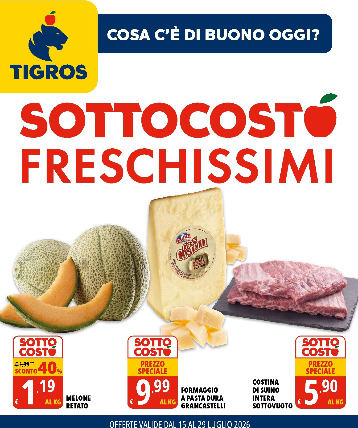tigros - Volantino attuale di Tigros valido dal mercoledì 15/07/2026 al mercoledì 29/07/2026