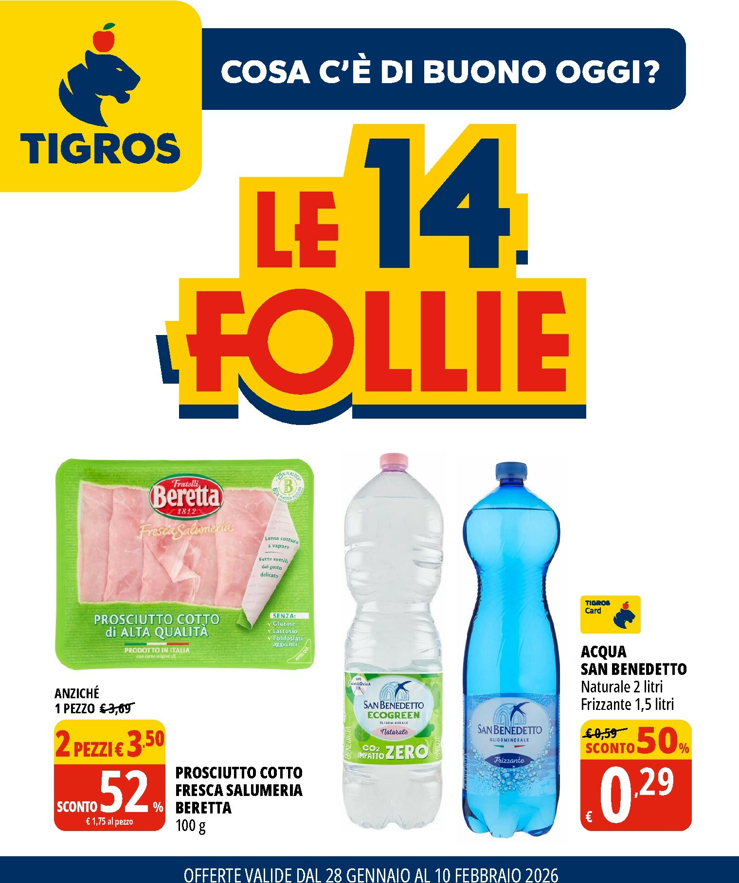 tigros - Volantino Tigros valido dal 28/01 al 10/02