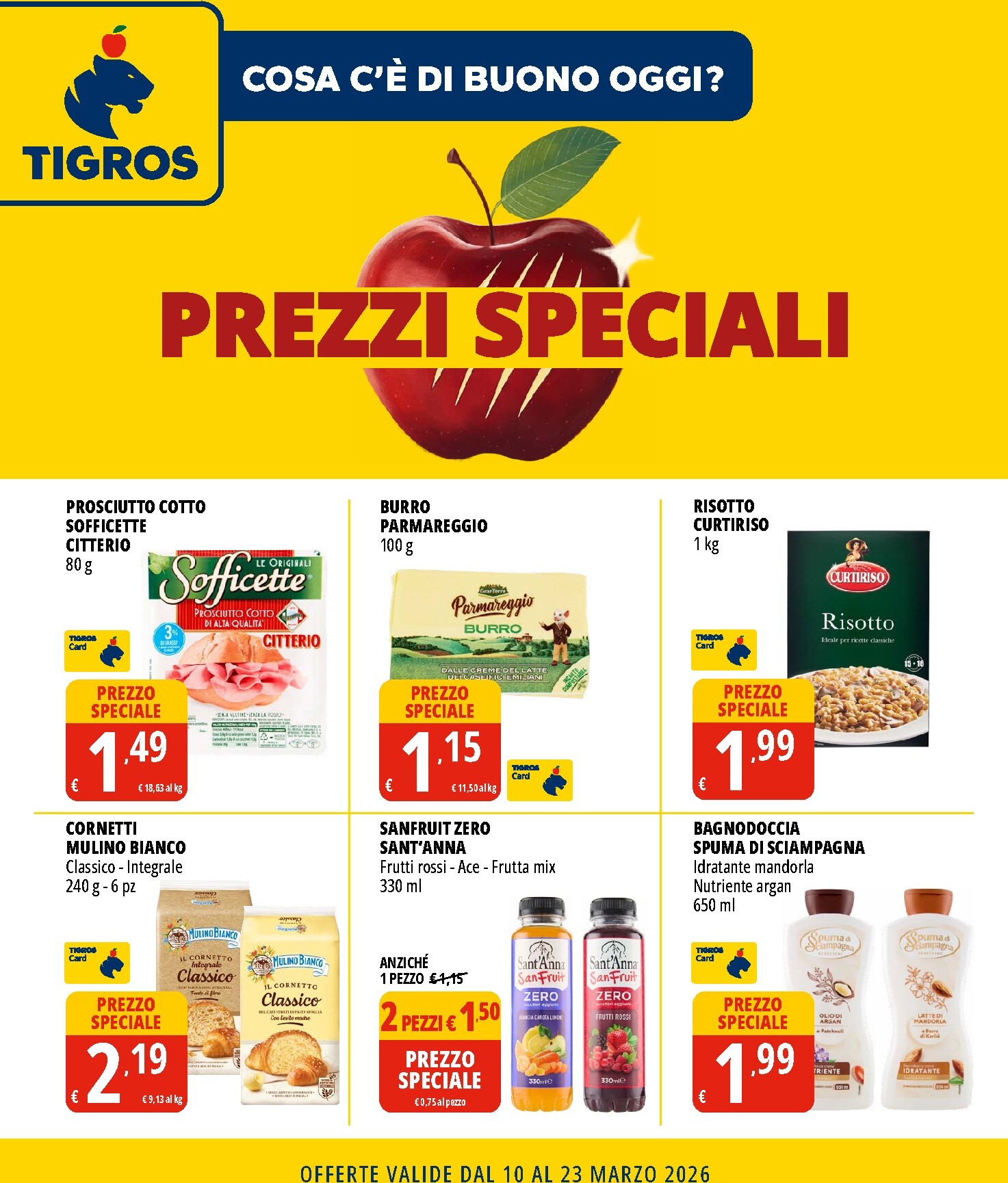 tigros - Volantino Tigros - Prezzi Speciali valido dal 10/03/2026 al 23/03/2026