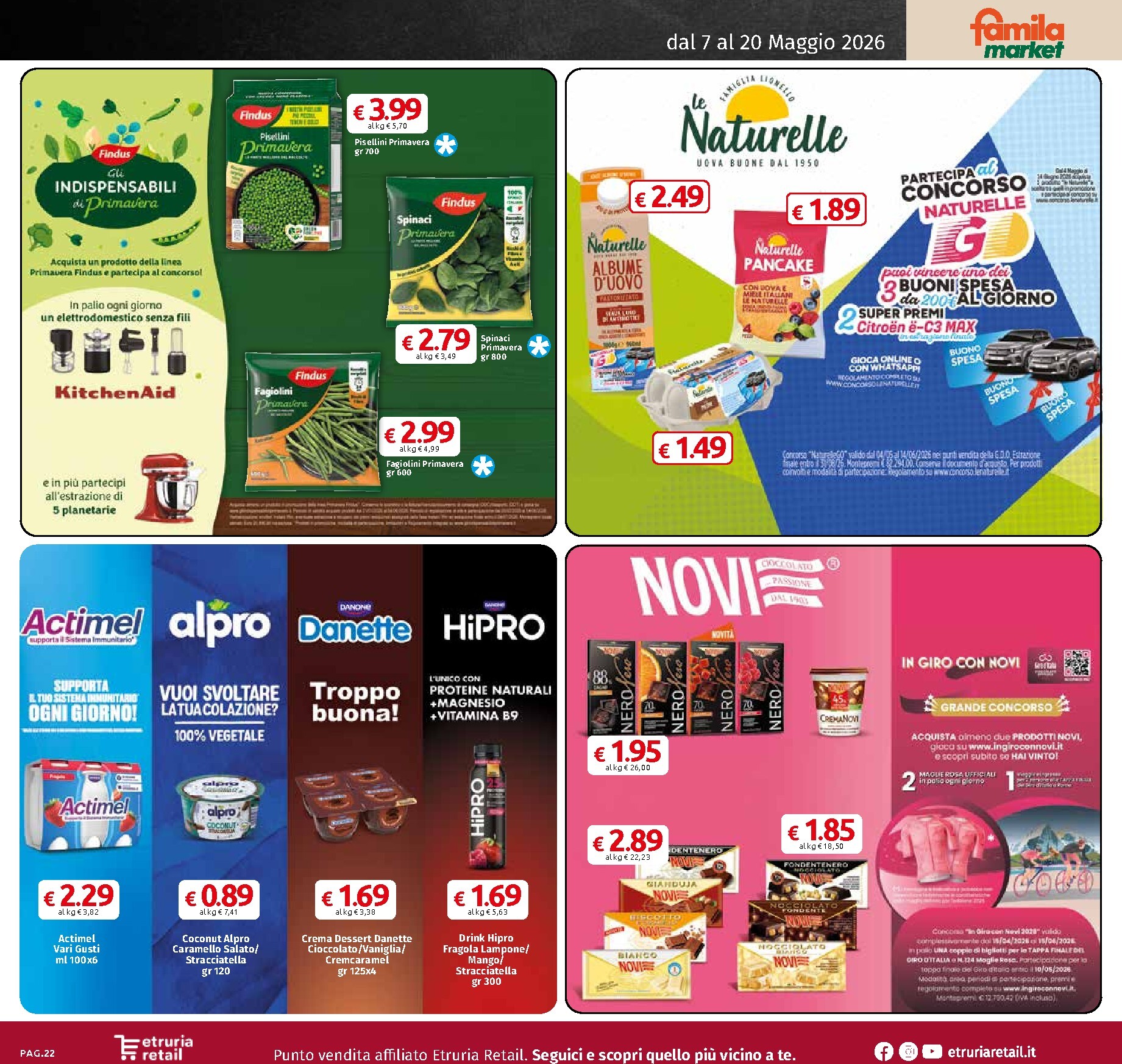 famila - Volantino attuale di Famila Market - Sconto Fino al 50% valido dal lunedì 18/05/2026 al mercoledì 20/05/2026 - page: 22