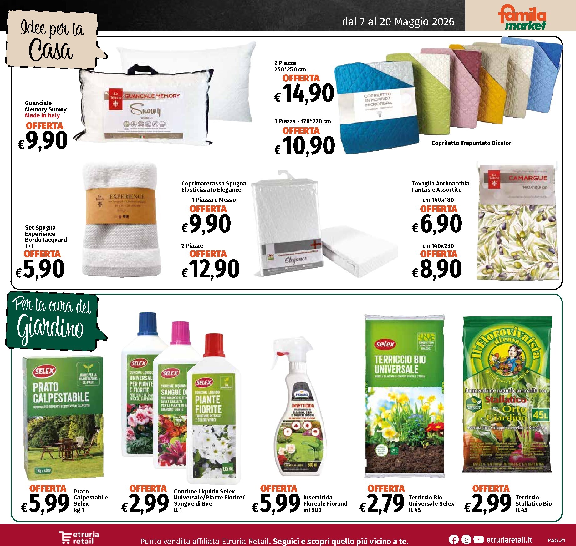 famila - Volantino attuale di Famila Market - Sconto Fino al 50% valido dal lunedì 18/05/2026 al mercoledì 20/05/2026 - page: 21