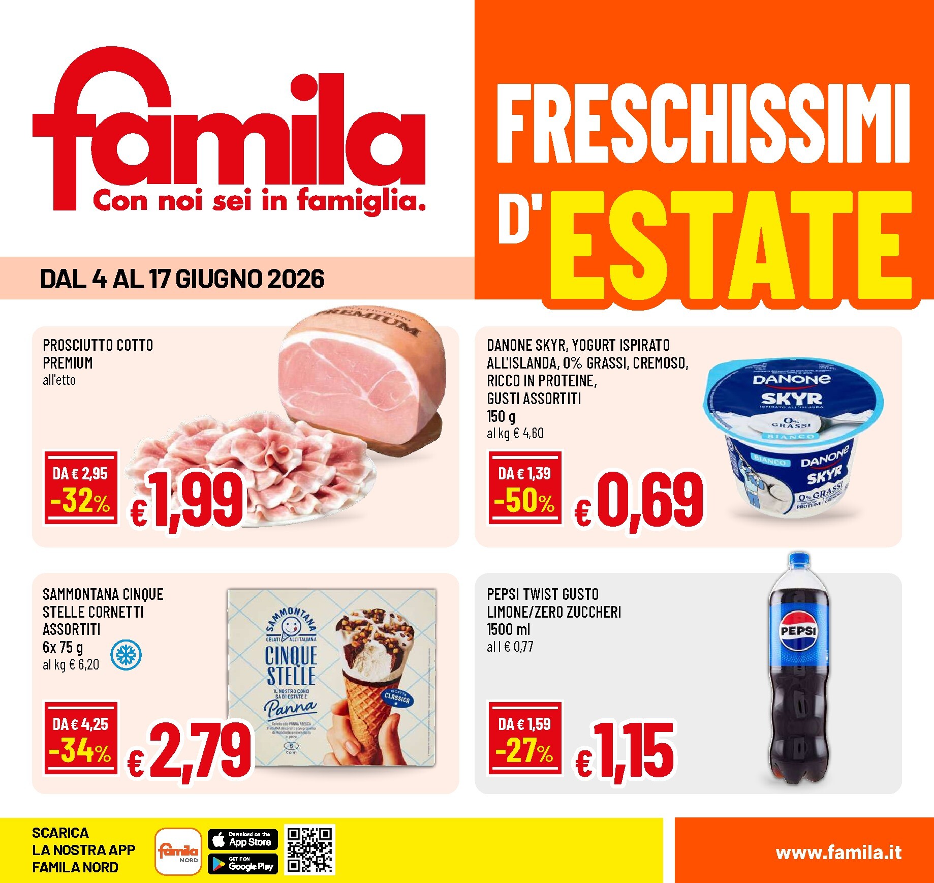 famila - Volantino futuro Famila valido dal giovedì 04/06/2026 al mercoledì 17/06/2026