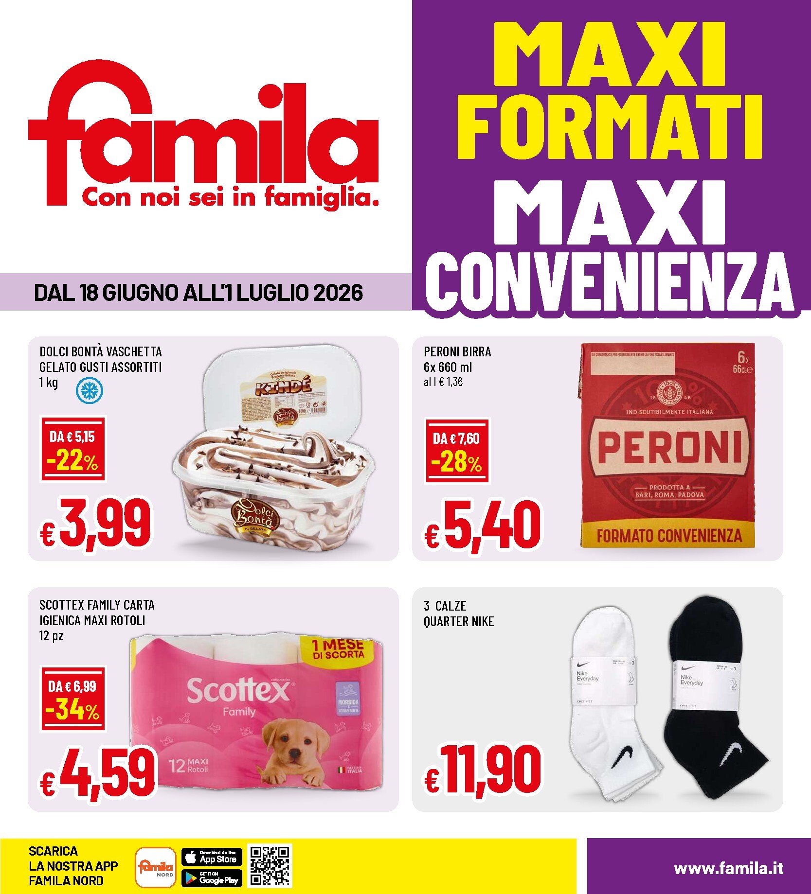famila - Volantino futuro Famila valido dal giovedì 18/06/2026 al mercoledì 01/07/2026