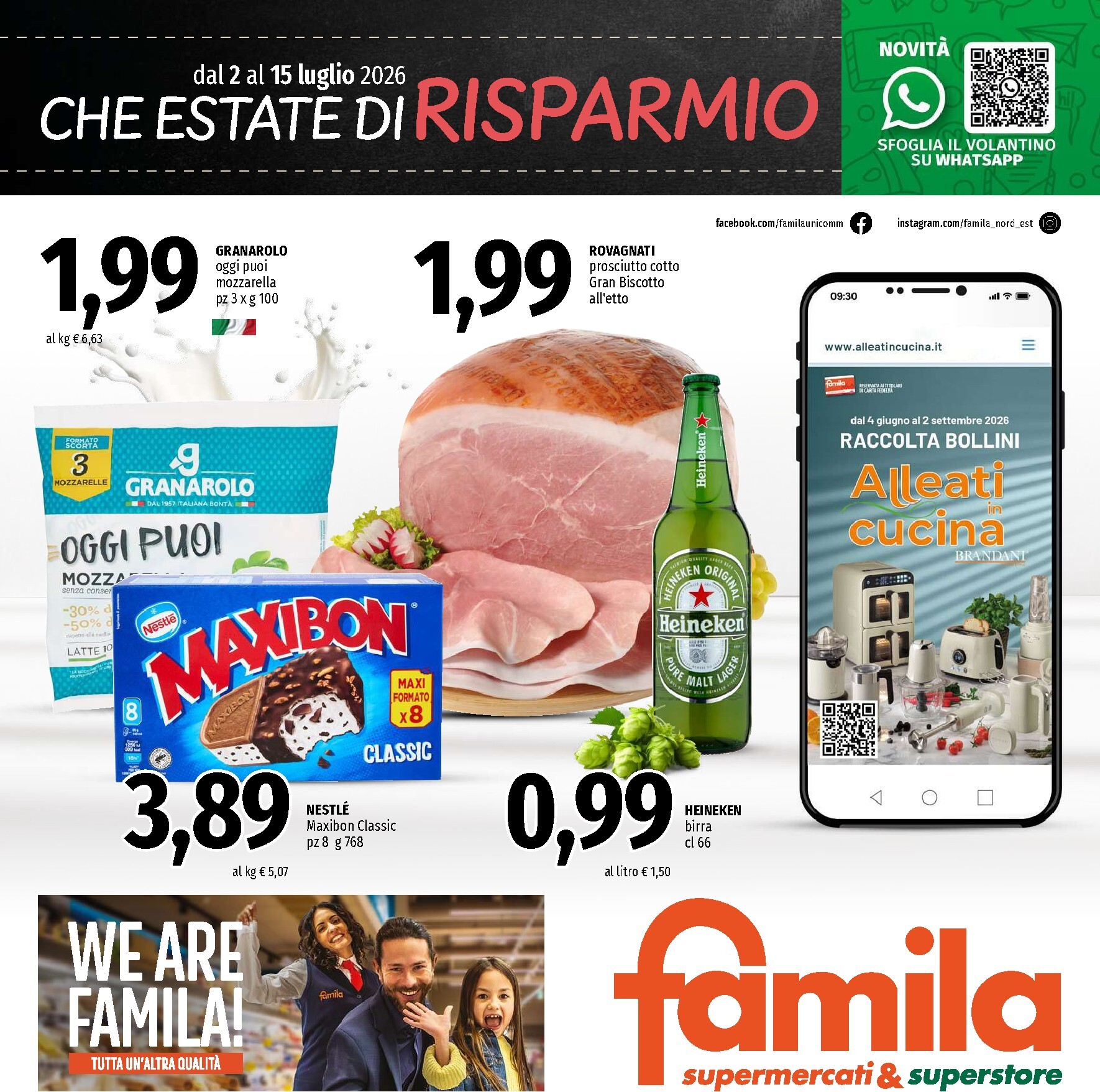 famila - Volantino attuale di Famila - Supermercati & Superstore valido dal giovedì 02/07/2026 al mercoledì 15/07/2026