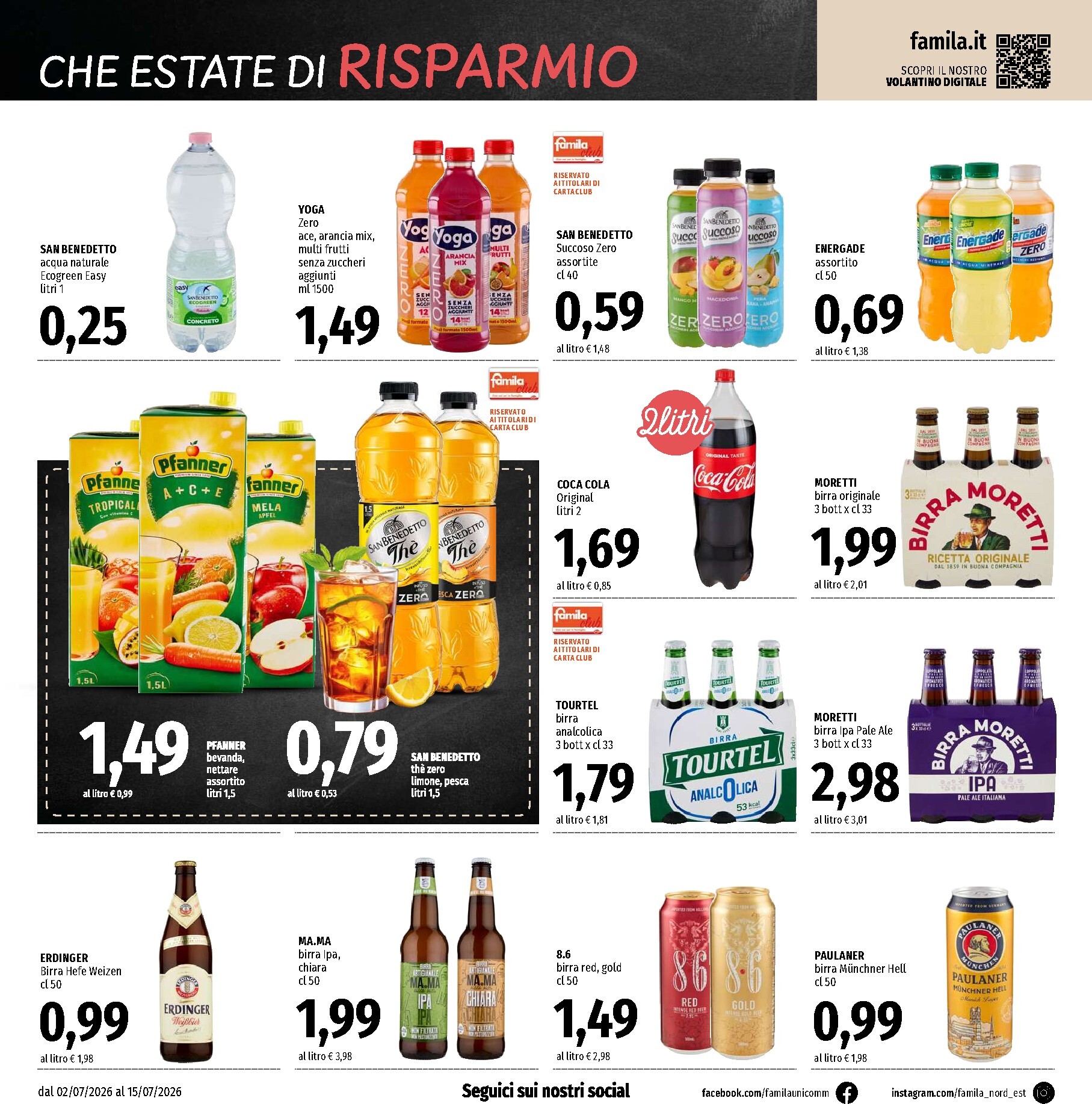 famila - Volantino attuale di Famila - Supermercati & Superstore valido dal giovedì 02/07/2026 al mercoledì 15/07/2026 - page: 16
