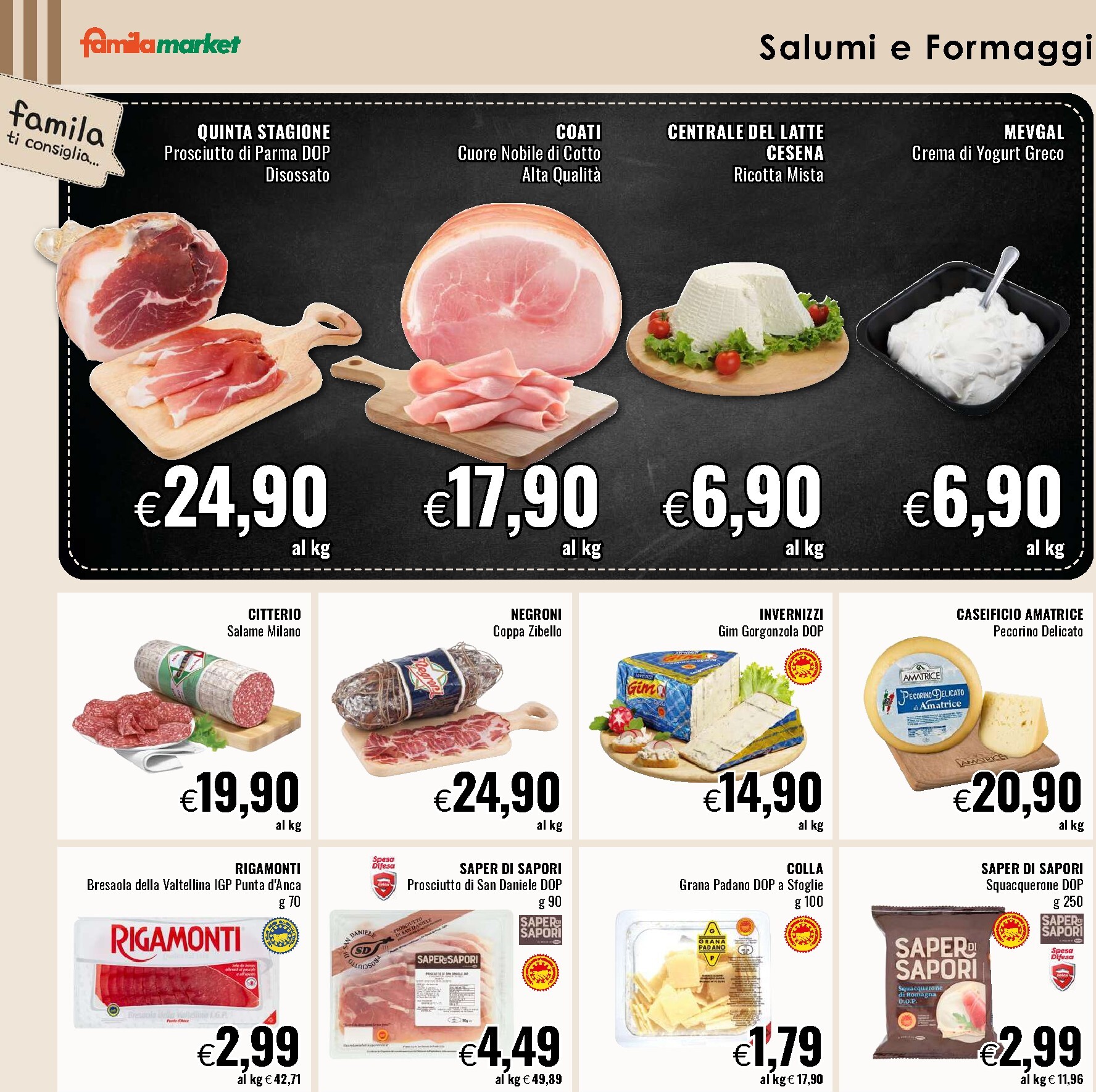 famila - Volantino futuro Famila Market valido dal giovedì 16/07/2026 al mercoledì 29/07/2026 - page: 4