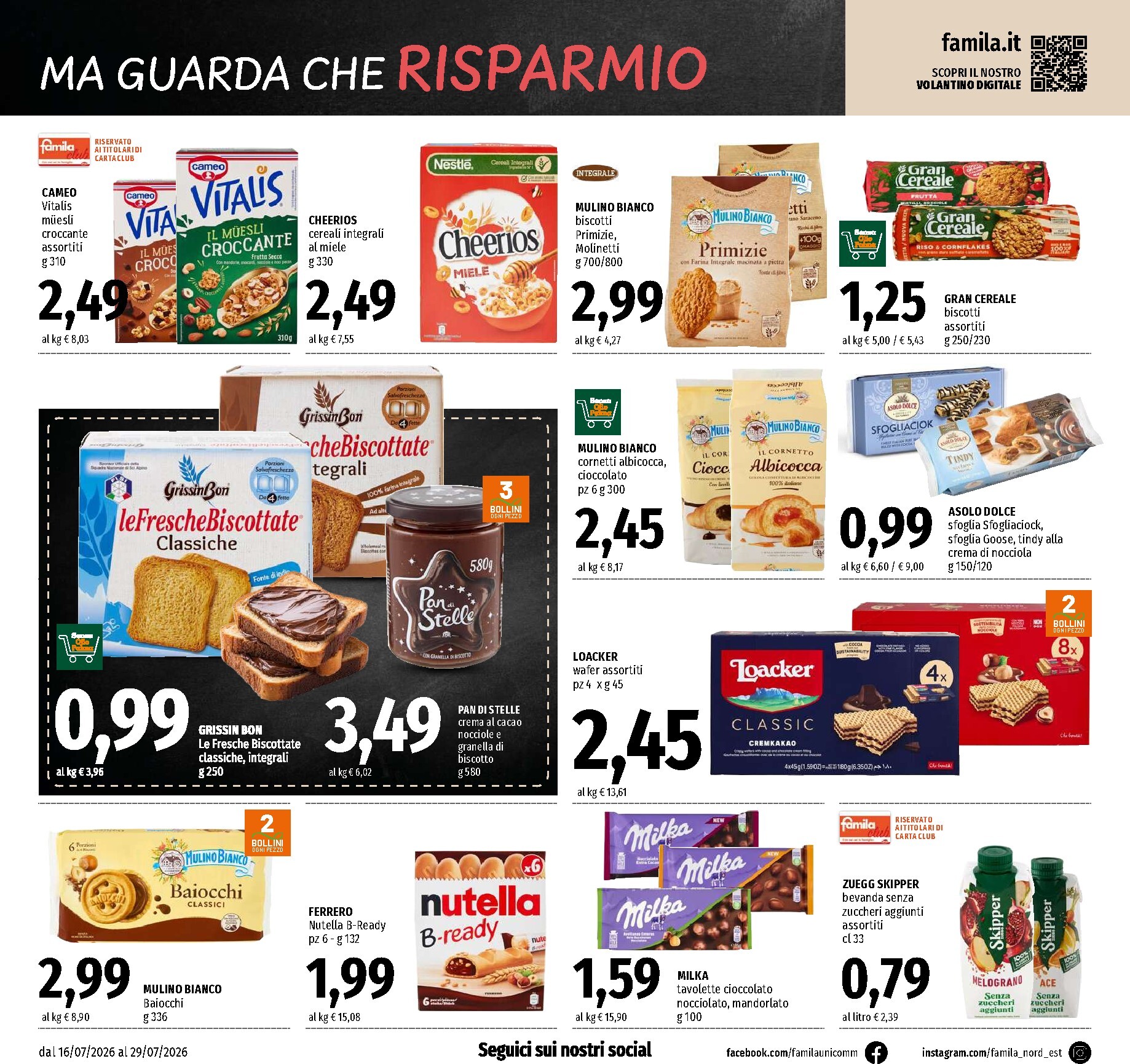famila - Volantino attuale di Famila - Ma Guarda che Risparmio valido dal giovedì 16/07/2026 al mercoledì 29/07/2026 - page: 16