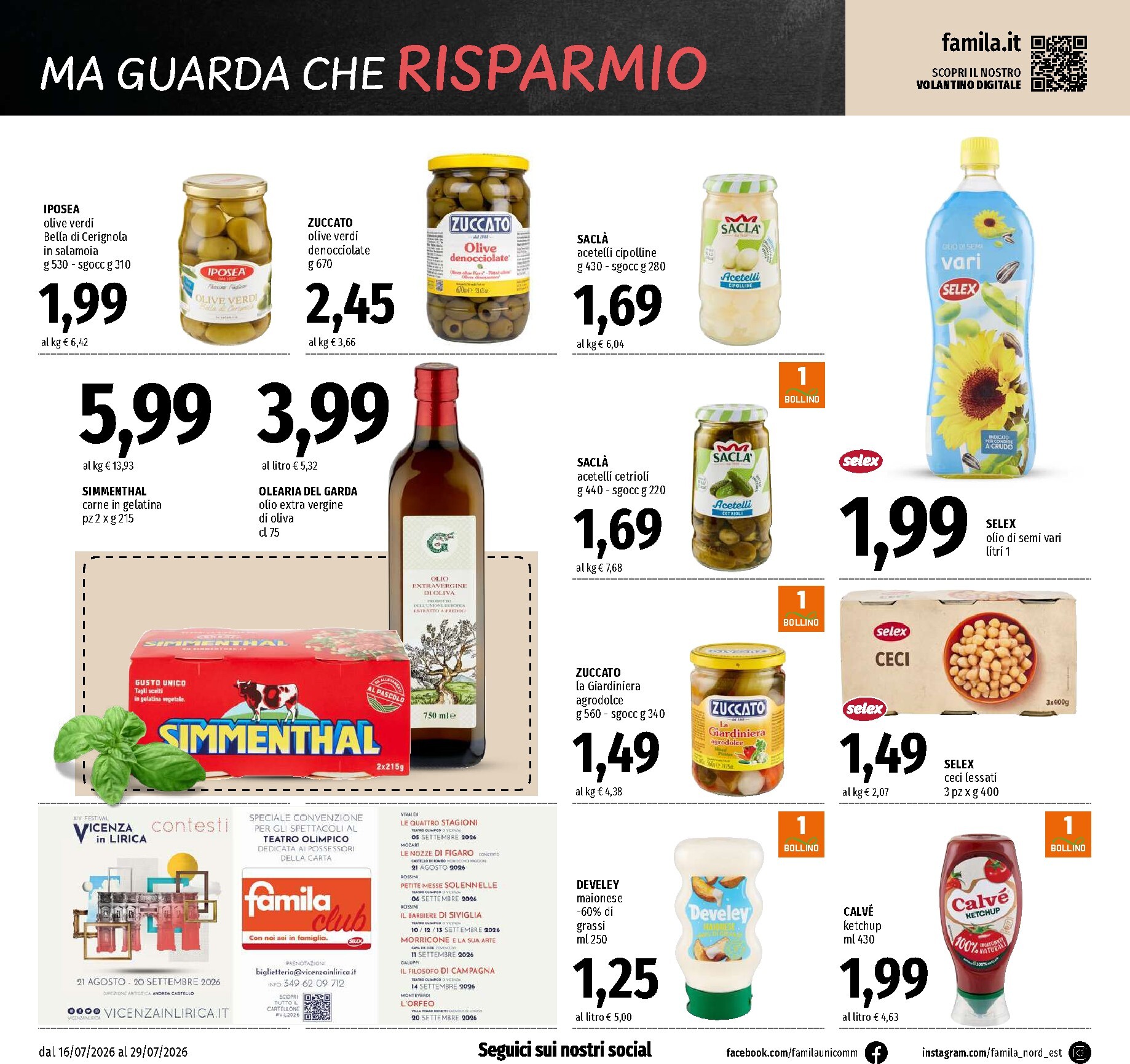 famila - Volantino attuale di Famila - Ma Guarda che Risparmio valido dal giovedì 16/07/2026 al mercoledì 29/07/2026 - page: 14