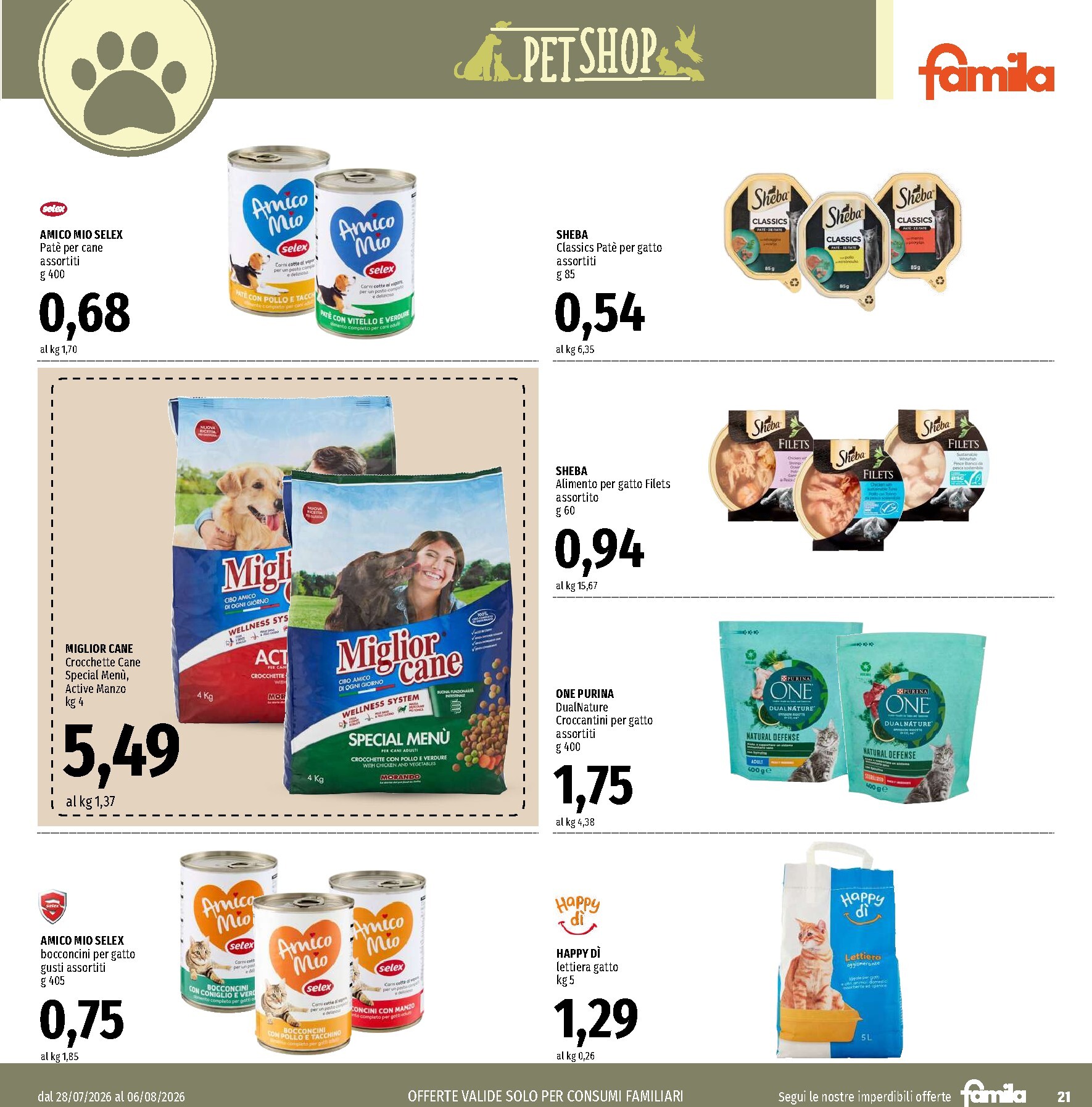 famila - Volantino attuale di Famila - Ma Guarda che Risparmio valido dal martedì 28/07/2026 al giovedì 06/08/2026 - page: 21