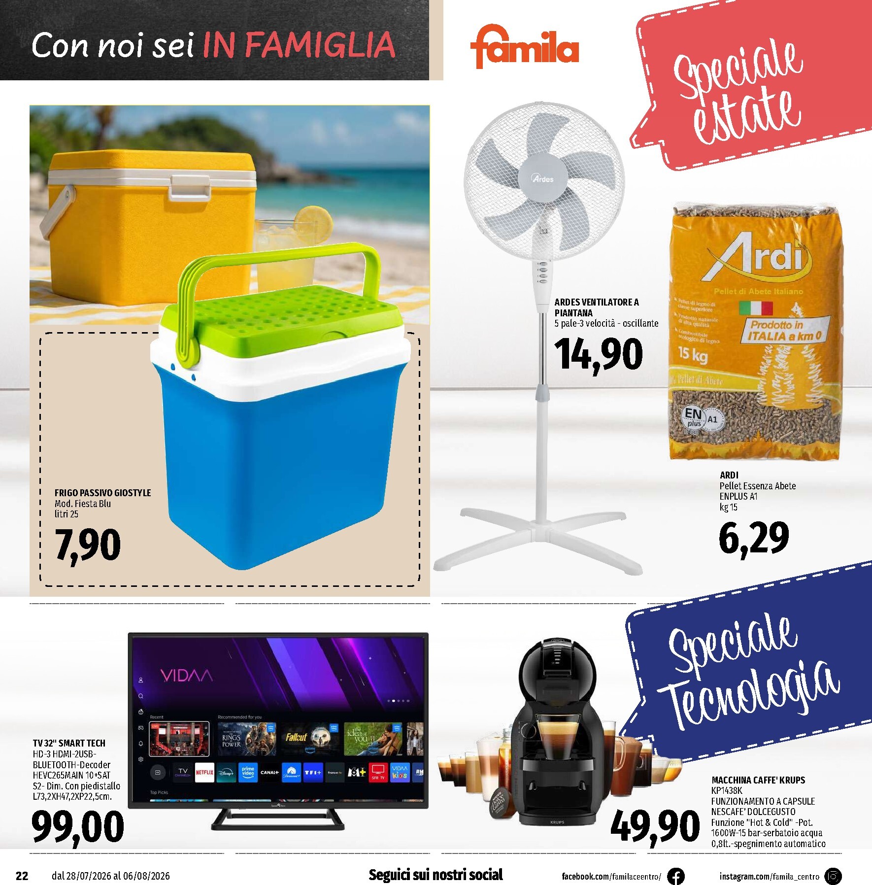 famila - Volantino attuale di Famila - Ma Guarda che Risparmio valido dal martedì 28/07/2026 al giovedì 06/08/2026 - page: 22