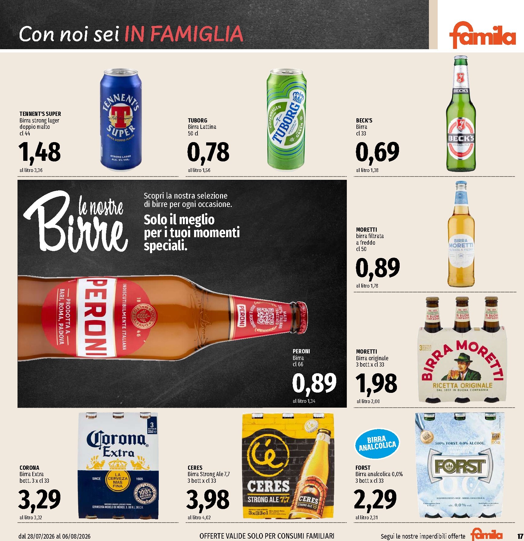 famila - Volantino attuale di Famila - Ma Guarda che Risparmio valido dal martedì 28/07/2026 al giovedì 06/08/2026 - page: 17