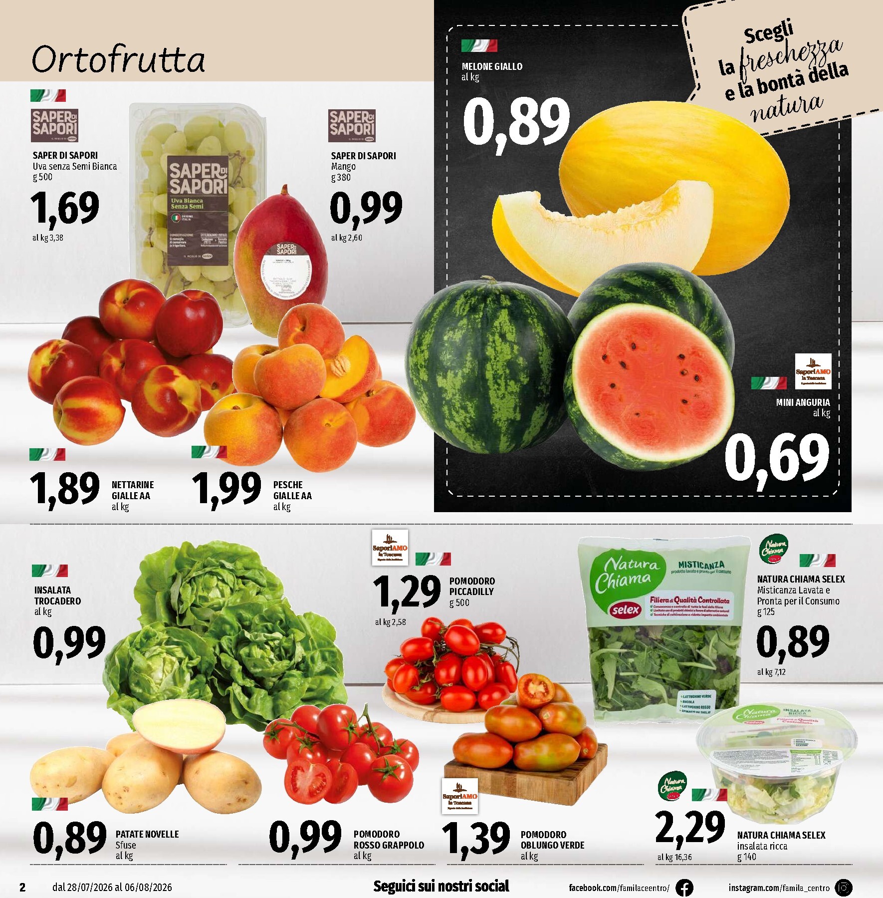 famila - Volantino attuale di Famila - Ma Guarda che Risparmio valido dal martedì 28/07/2026 al giovedì 06/08/2026 - page: 2