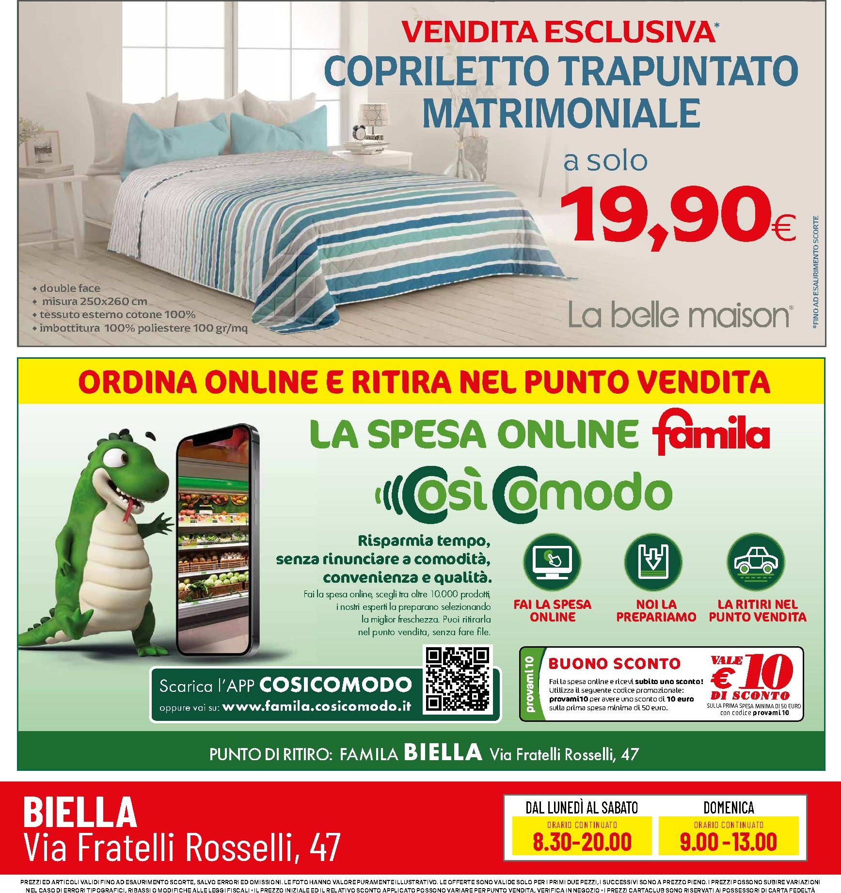 famila - Volantino attuale di Famila - Biella Via Fratelli Rosselli, 47 valido dal lunedì 14/09/2026 al mercoledì 23/09/2026 - page: 32
