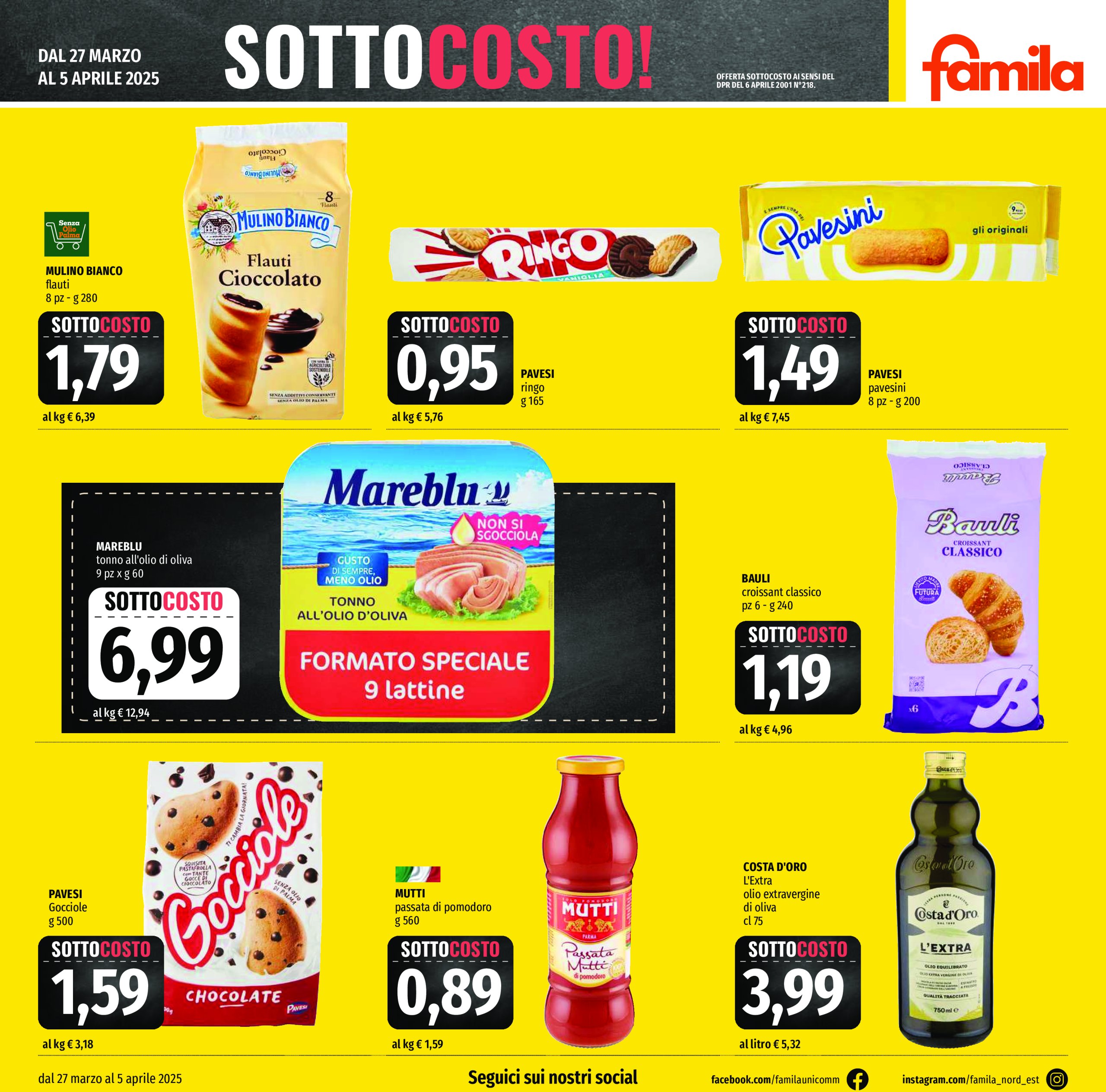 famila - Volantino Famila - Sottocosto valido dal 27/03 al 05/04 - page: 6