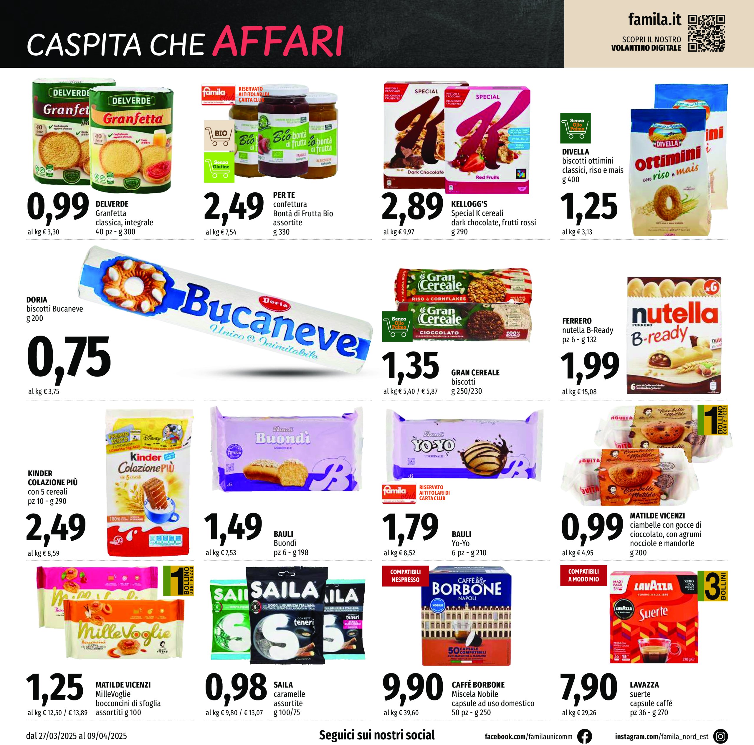 famila - Volantino Famila - Sottocosto valido dal 27/03 al 05/04 - page: 22