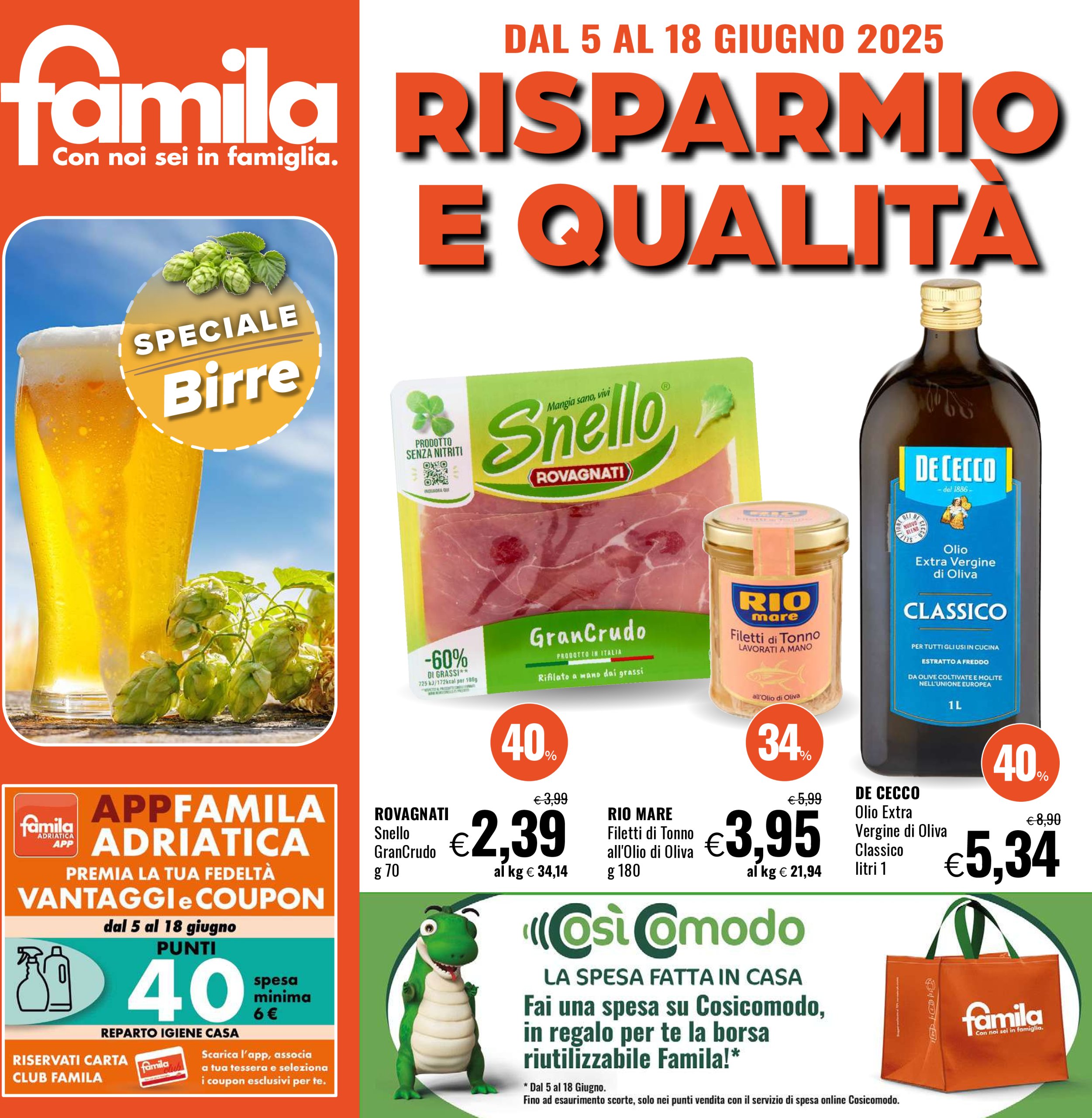 famila - Volantino Famila valido dal 05/06 al 18/06