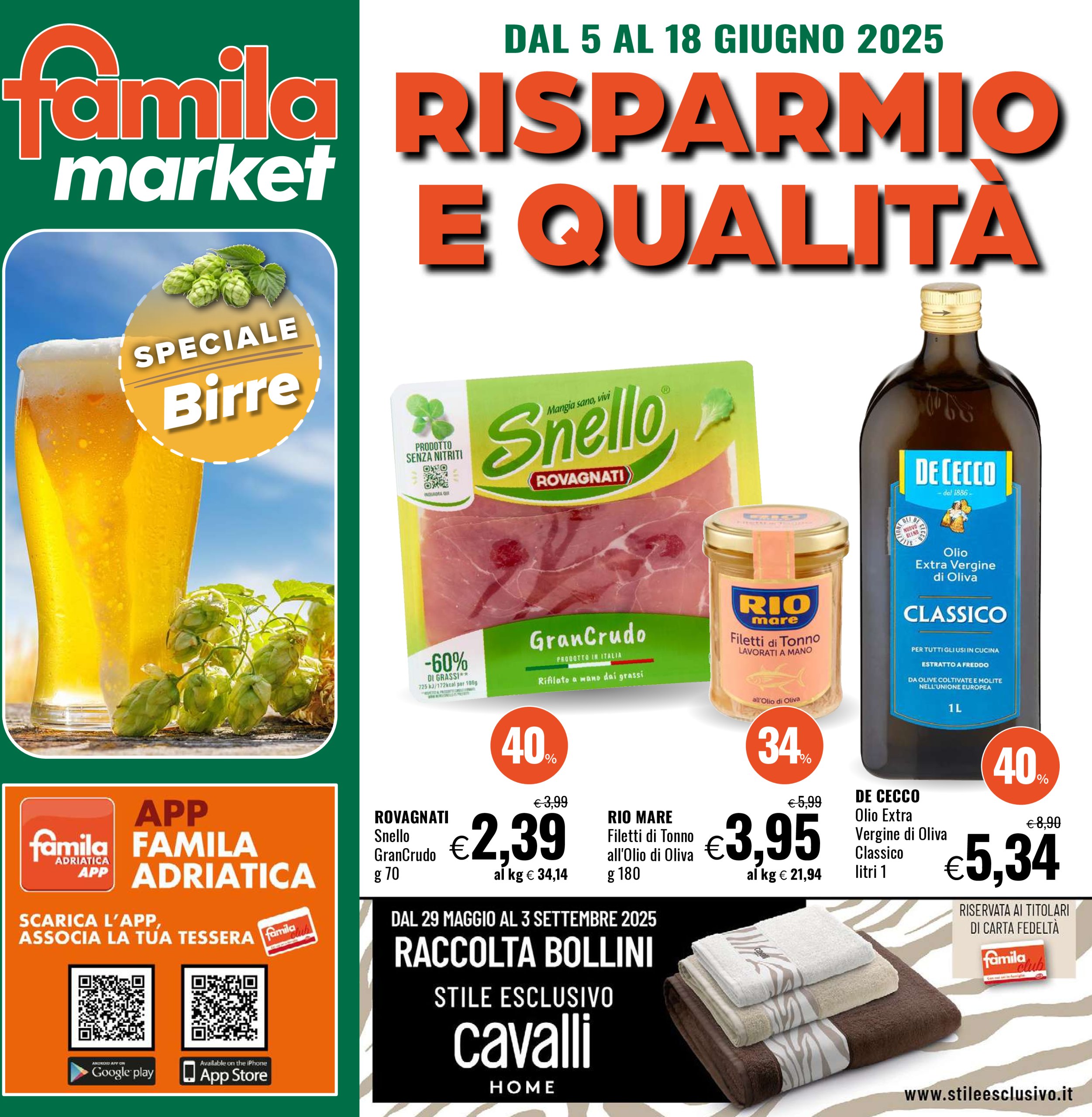 famila - Volantino Famila market valido dal 05/06 al 18/06
