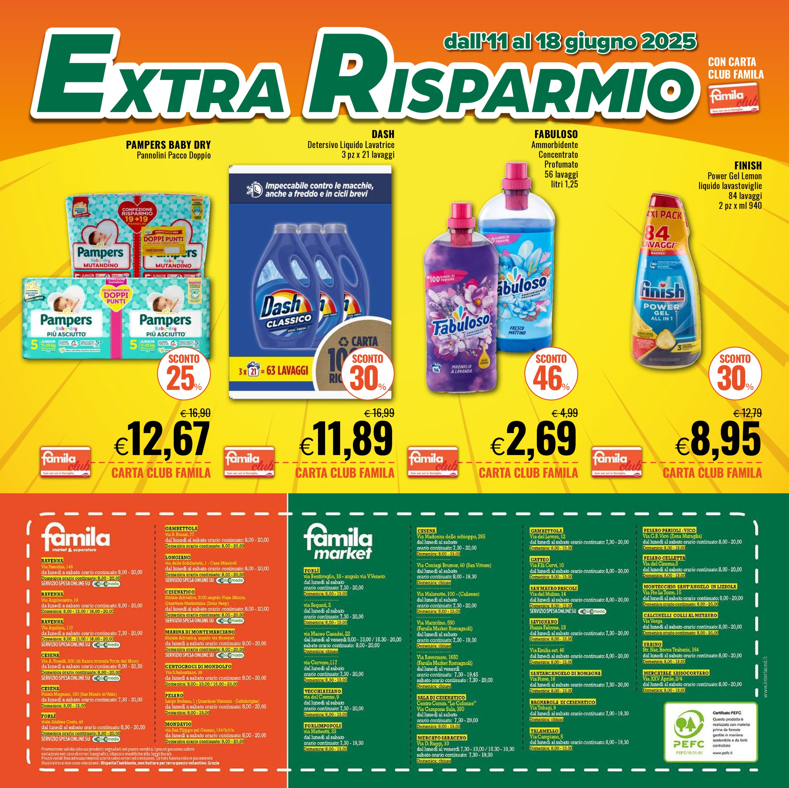 famila - Volantino Famila - Extra Risparmio valido dal 11/06 al 18/06 - page: 4