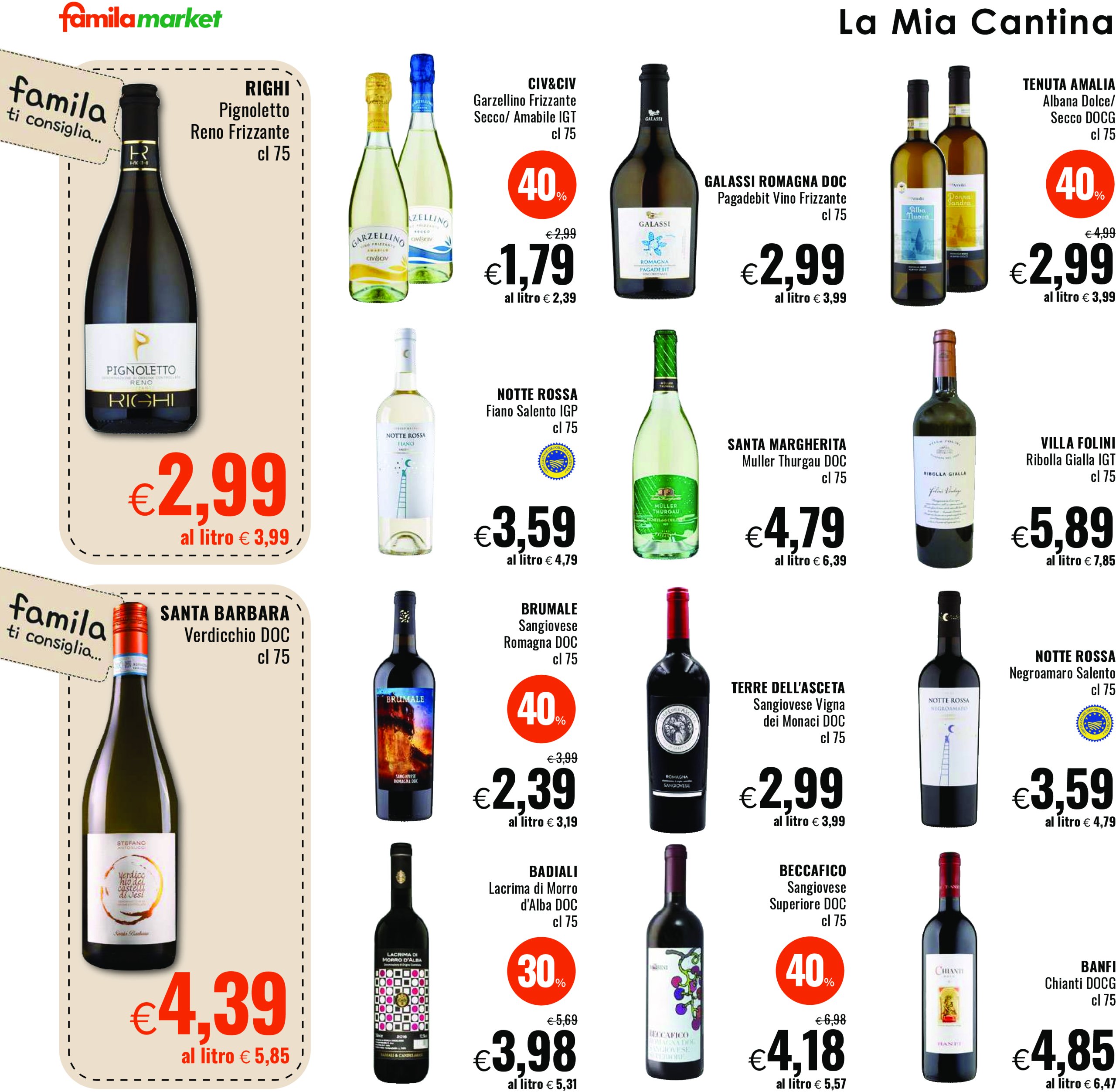 famila - Volantino Famila market valido dal 19/06 al 02/07 - page: 18