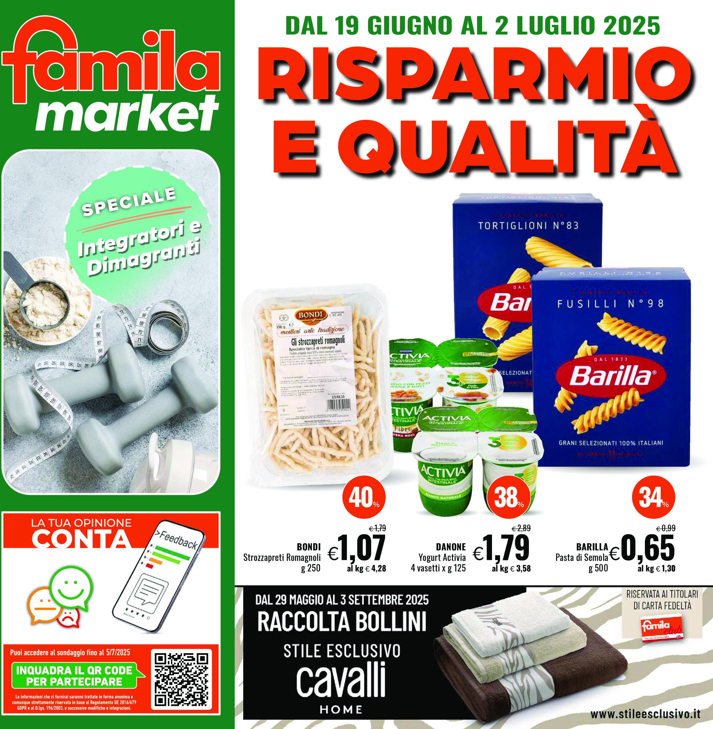 famila - Volantino Famila market valido dal 19/06 al 02/07