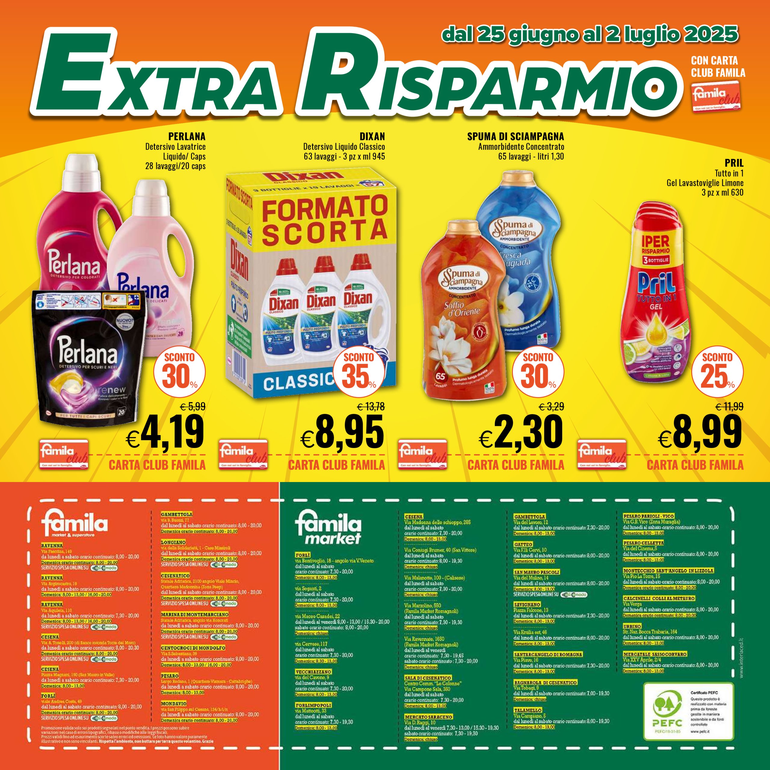 famila - Volantino Famila - Extra Risparmio valido dal 25/06 al 02/07 - page: 4