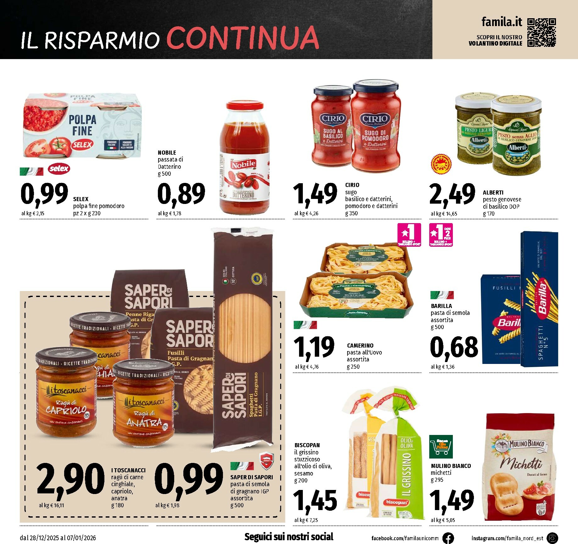 famila - Volantino Famila - Supermercati & Superstore valido dal 28/12 al 07/01 - page: 12