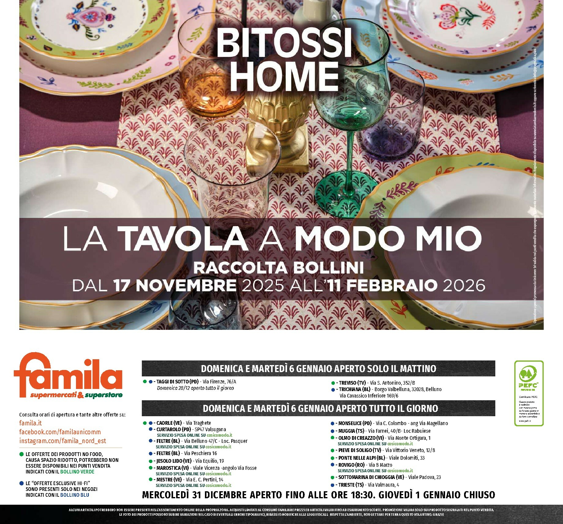 famila - Volantino Famila - Supermercati & Superstore valido dal 28/12 al 07/01 - page: 28