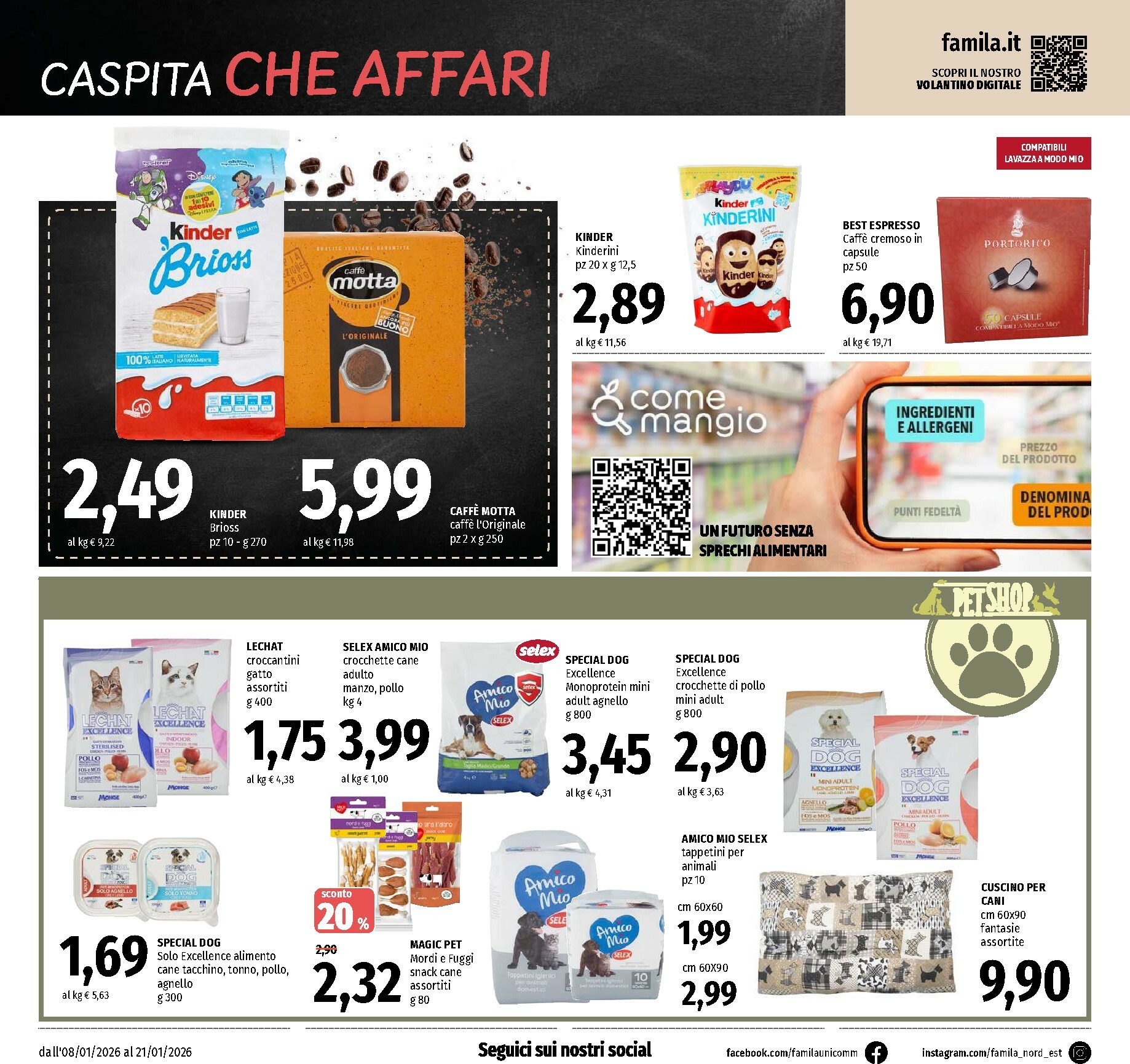 famila - Volantino Famila - Supermercati & Superstore valido dal 08/01 al 21/01 - page: 18