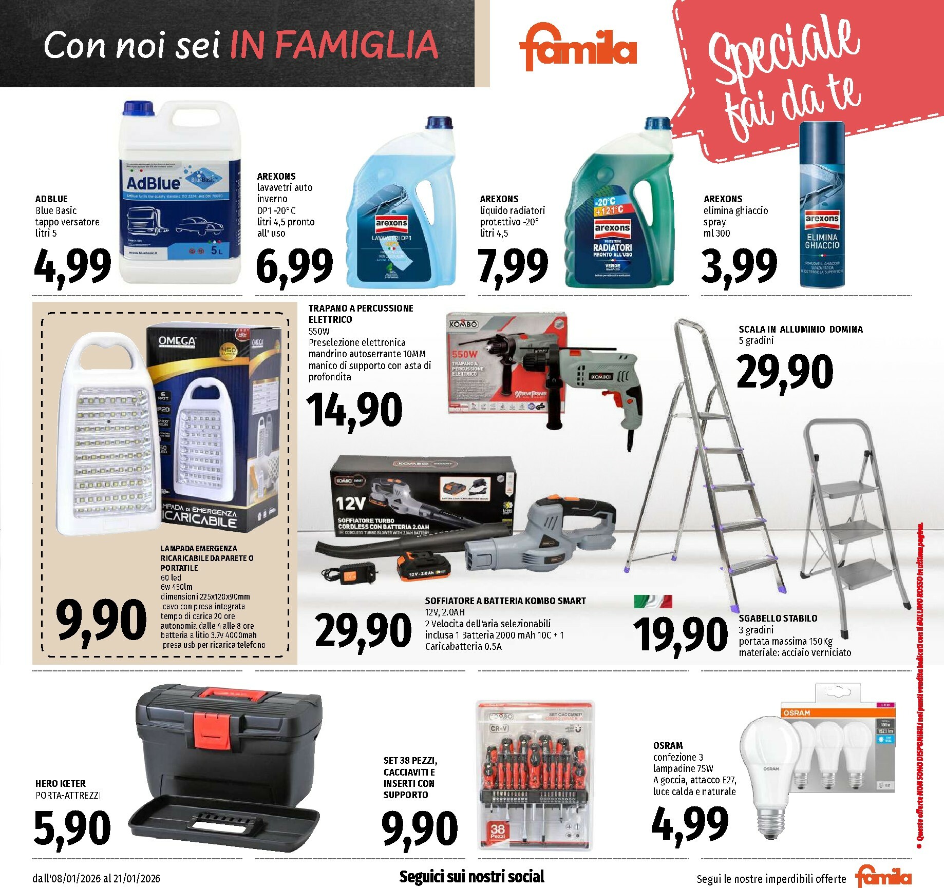 famila - Volantino Famila - Supermercati & Superstore valido dal 08/01 al 21/01 - page: 27