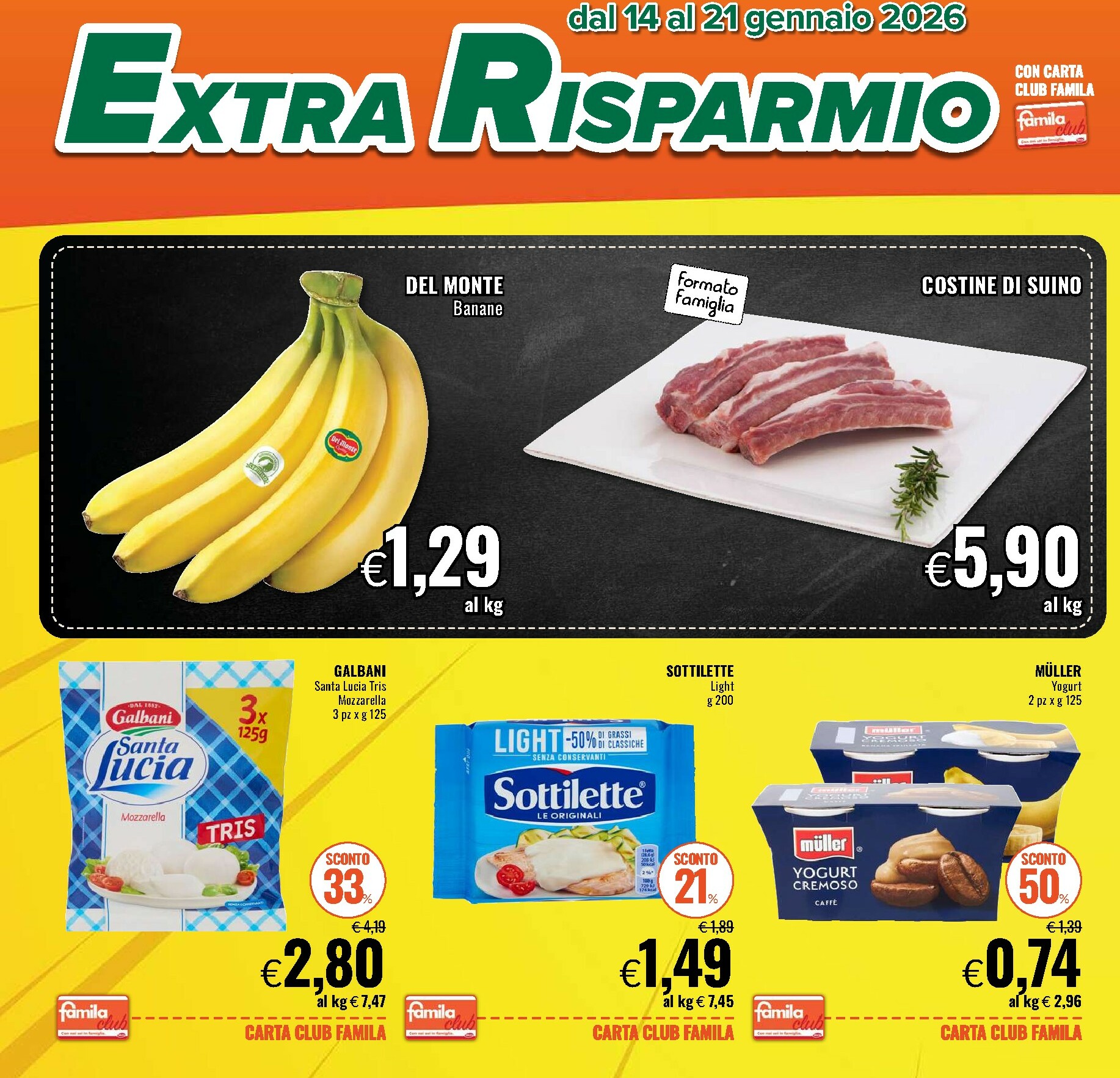 famila - Volantino Famila - Extra Risparmio valido dal 14/01 al 21/01 - page: 2