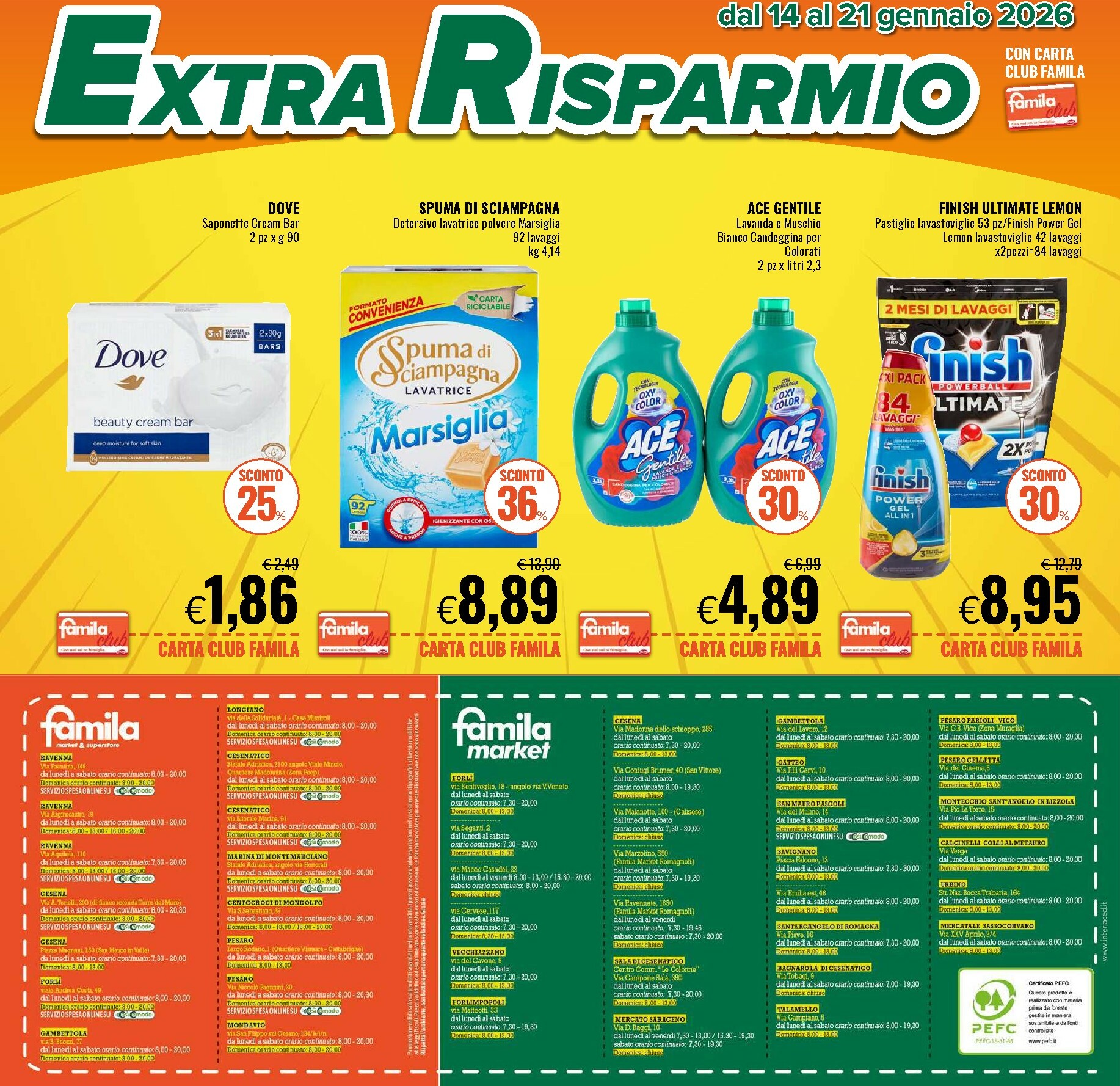 famila - Volantino Famila - Extra Risparmio valido dal 14/01 al 21/01 - page: 4