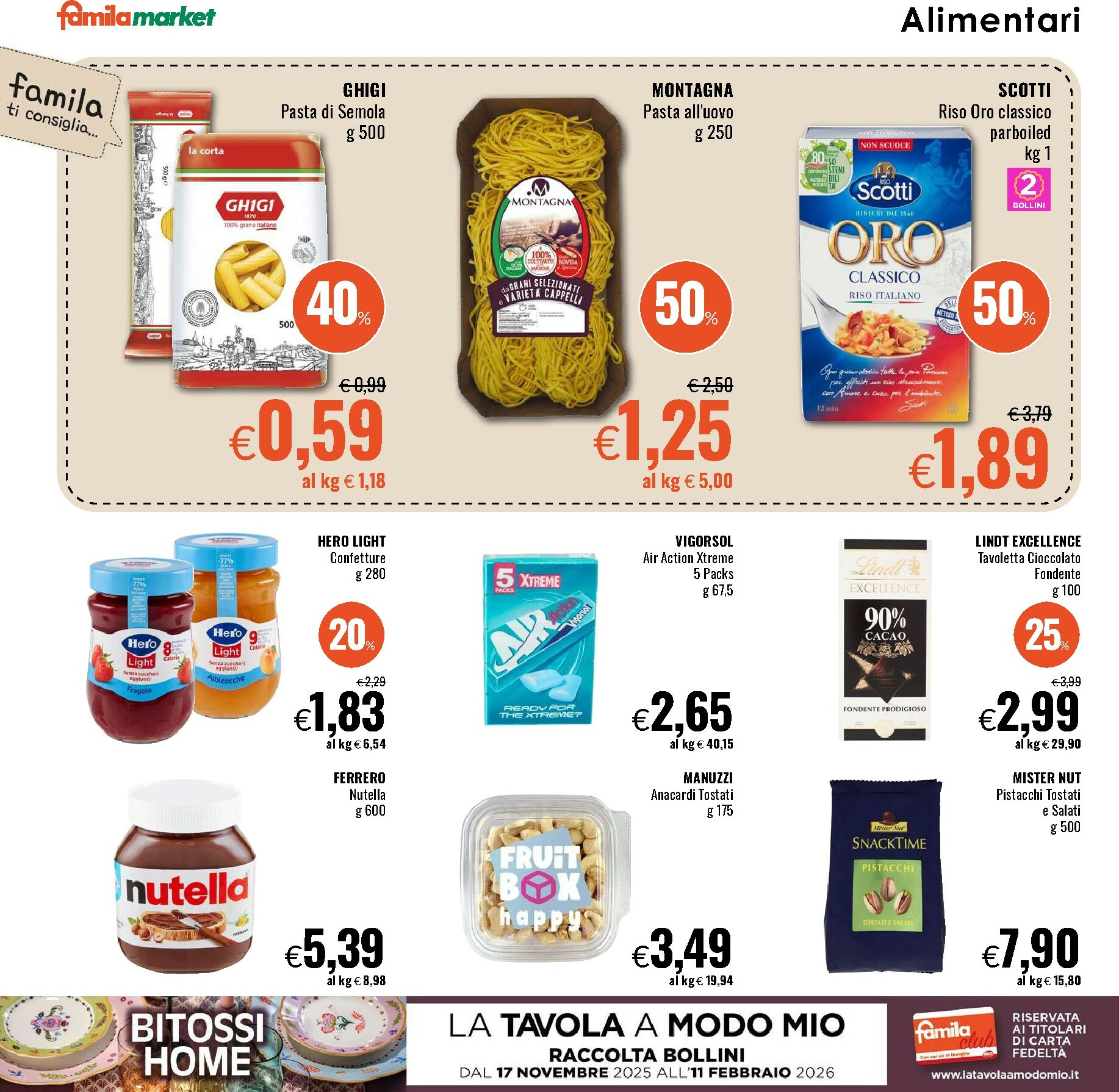 famila - Volantino Famila market - Forli, Cesena, Gatteo, Talamello, Gambettola,.. valido dal 22/01 al 04/02 - page: 12