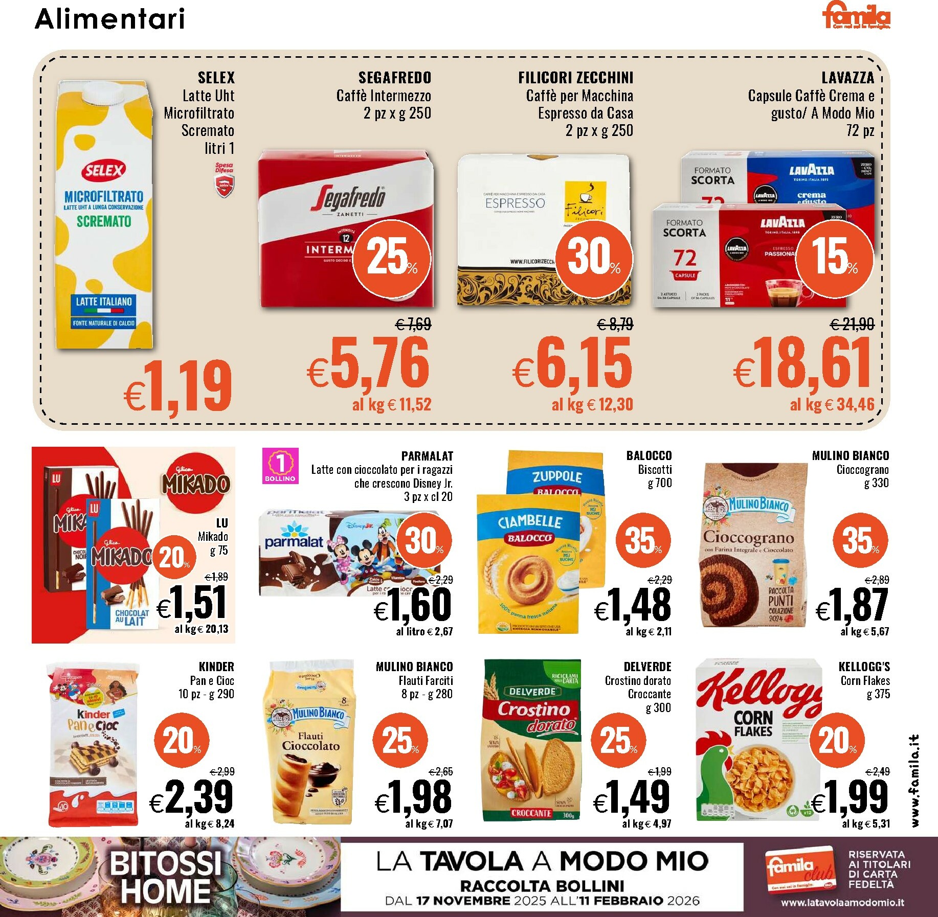 famila - Volantino Famila valido dal 22/01 al 04/02 - page: 11