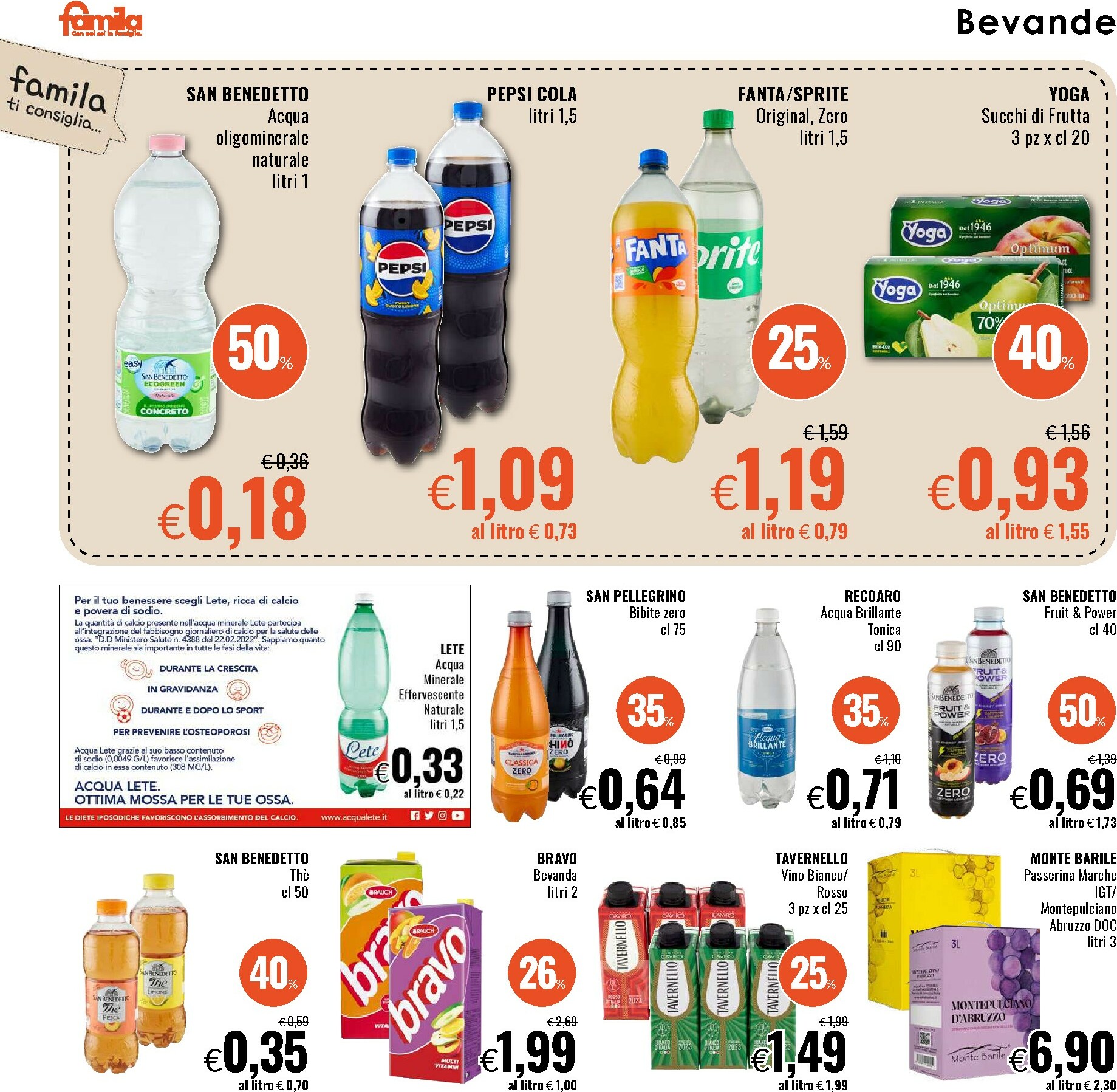 famila - Volantino Famila valido dal 22/01 al 04/02 - page: 14