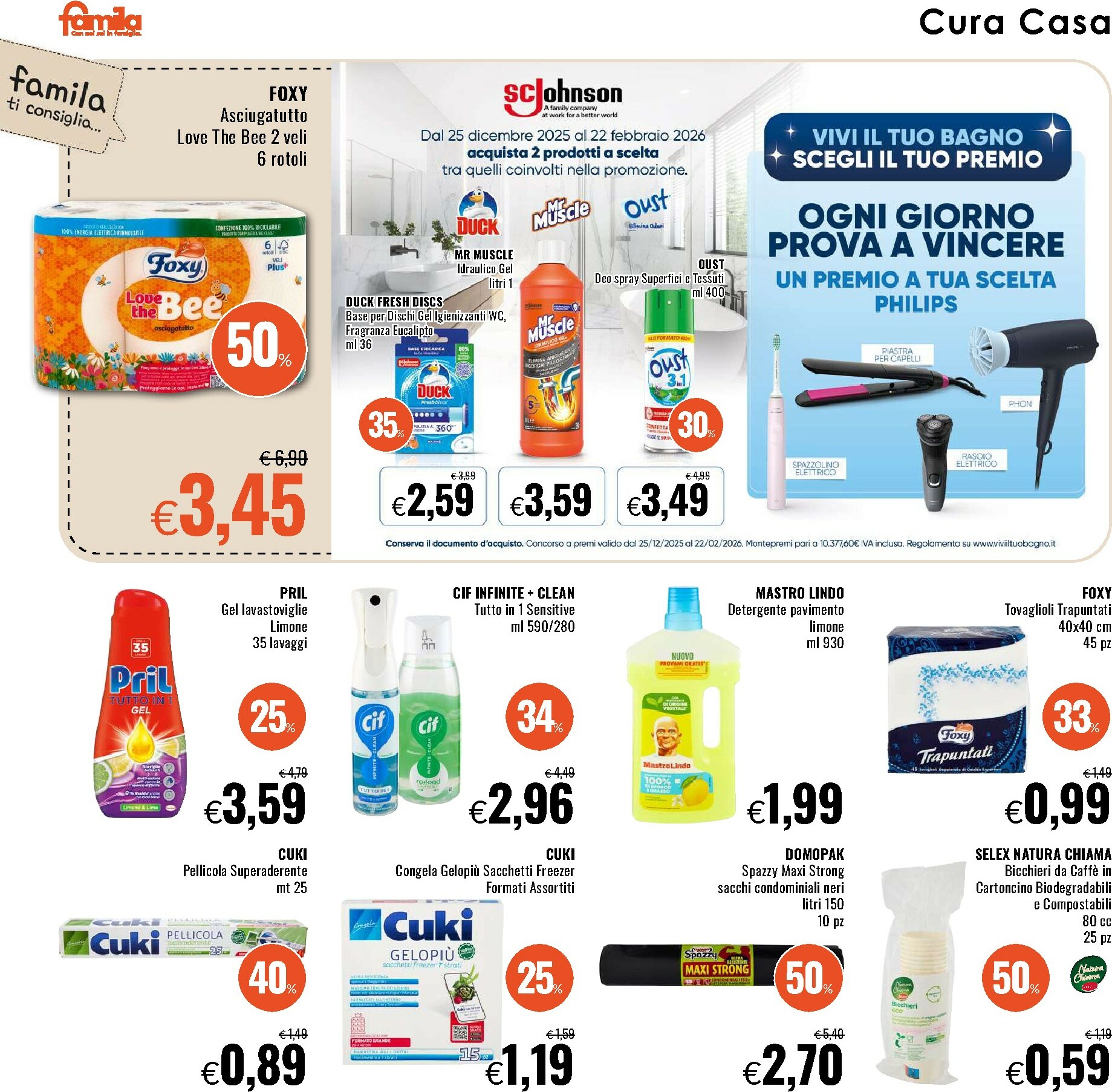 famila - Volantino Famila valido dal 22/01 al 04/02 - page: 22