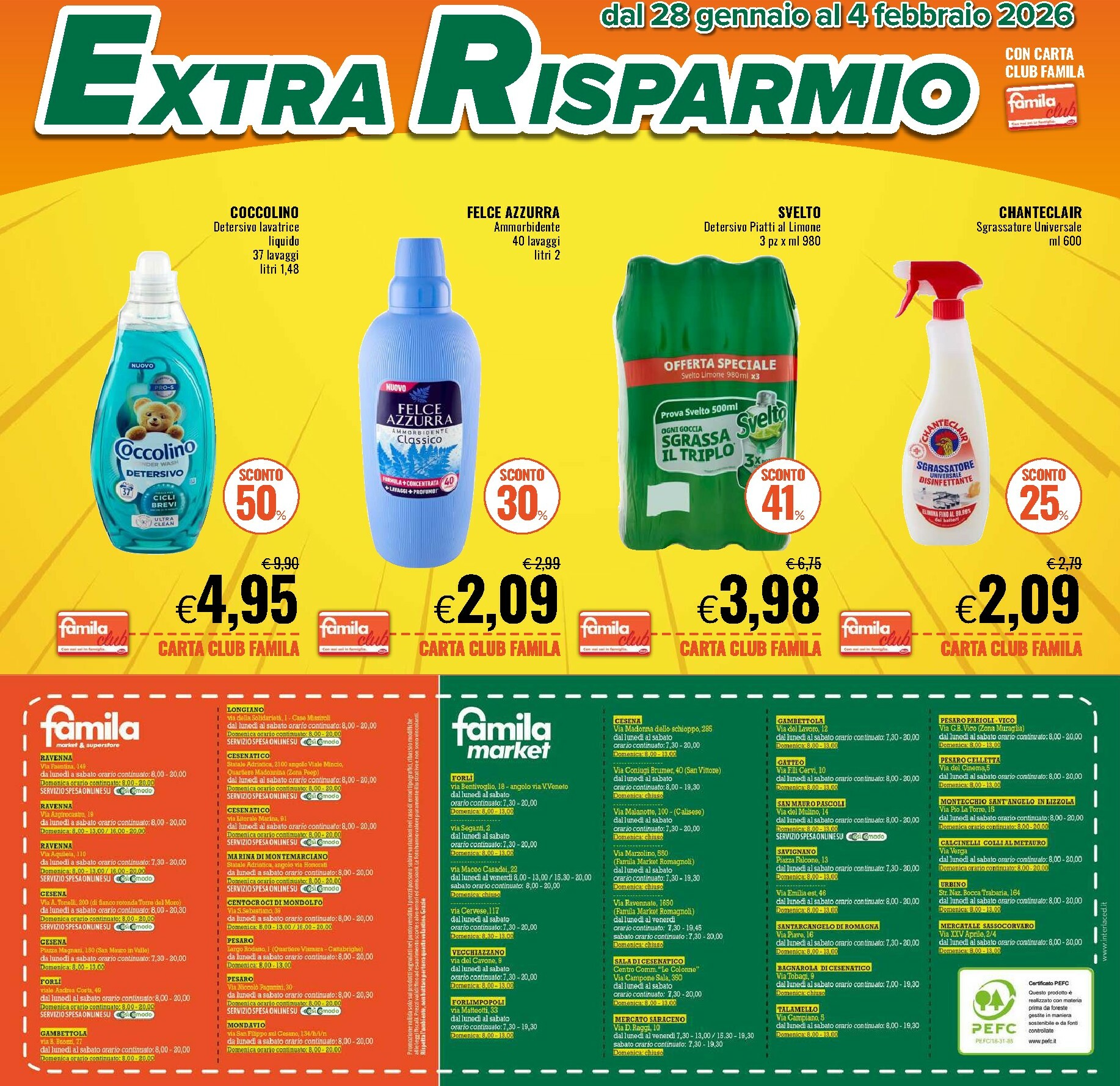 famila - Volantino Famila - Extra Risparmio valido dal 28/01 al 04/02 - page: 4
