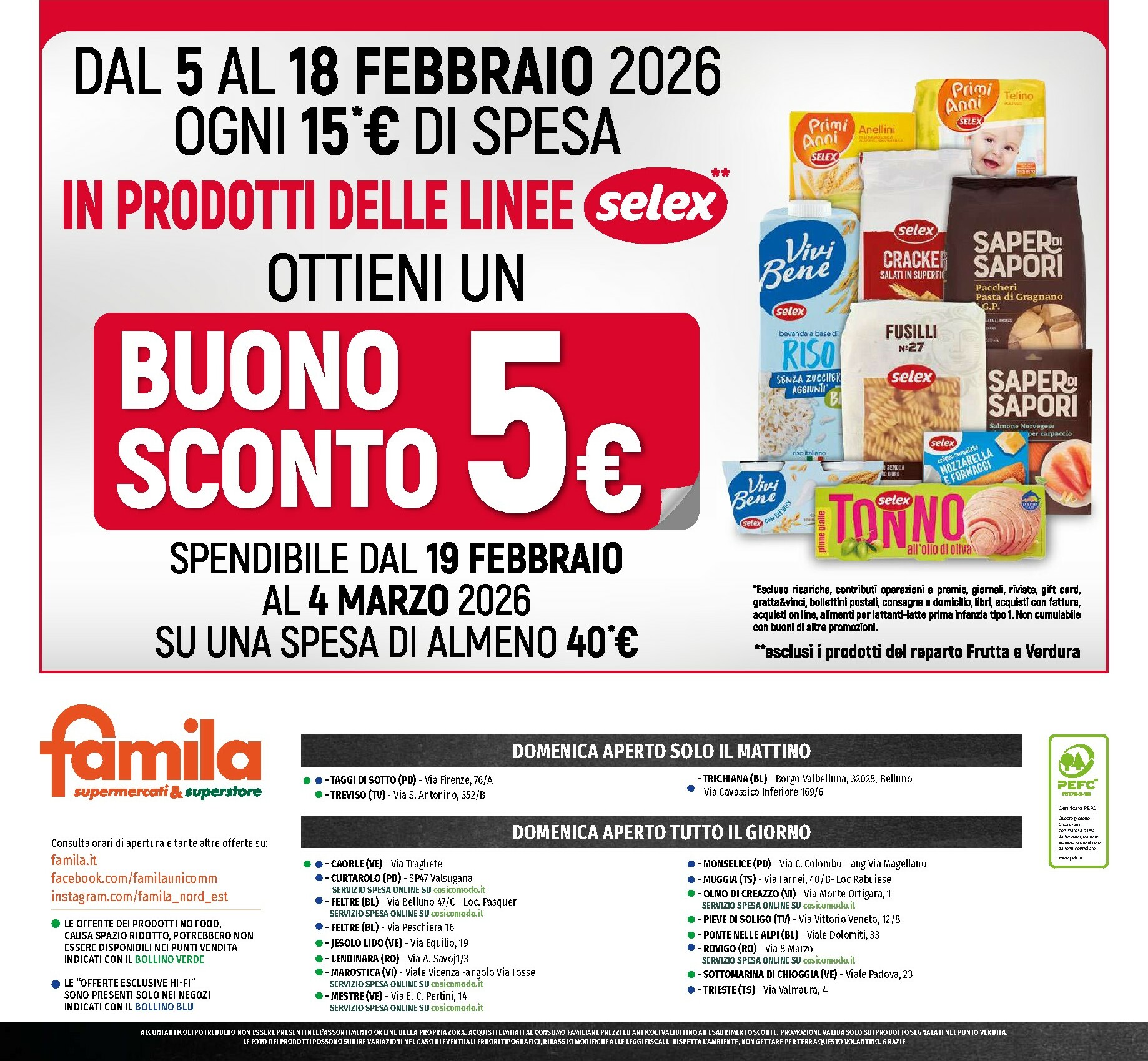 famila - Volantino Famila - Supermercati & Superstore valido dal 05/02/2026 al 18/02/2026 - page: 32